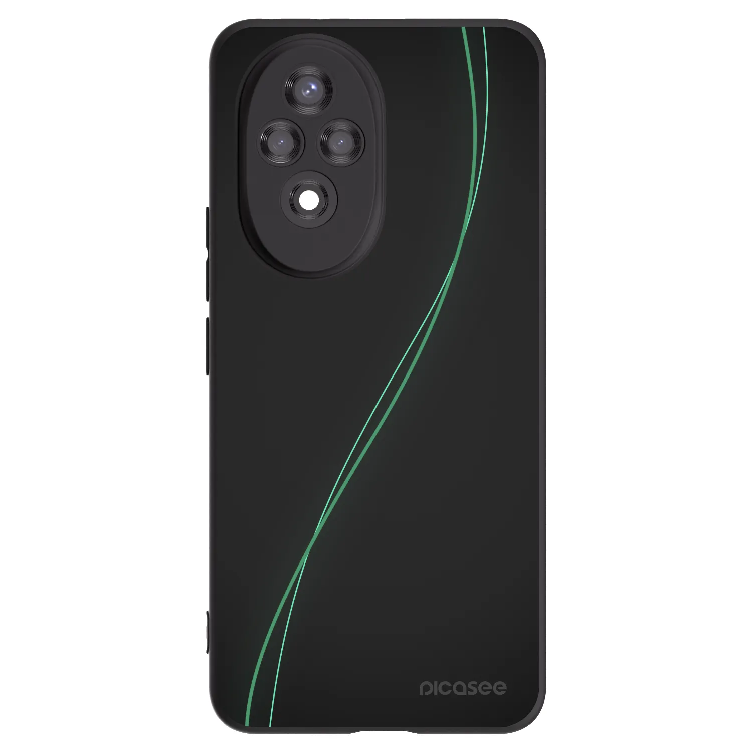 Picasee husă neagră din silicon pentru Honor 200 Pro 5G - Be Different