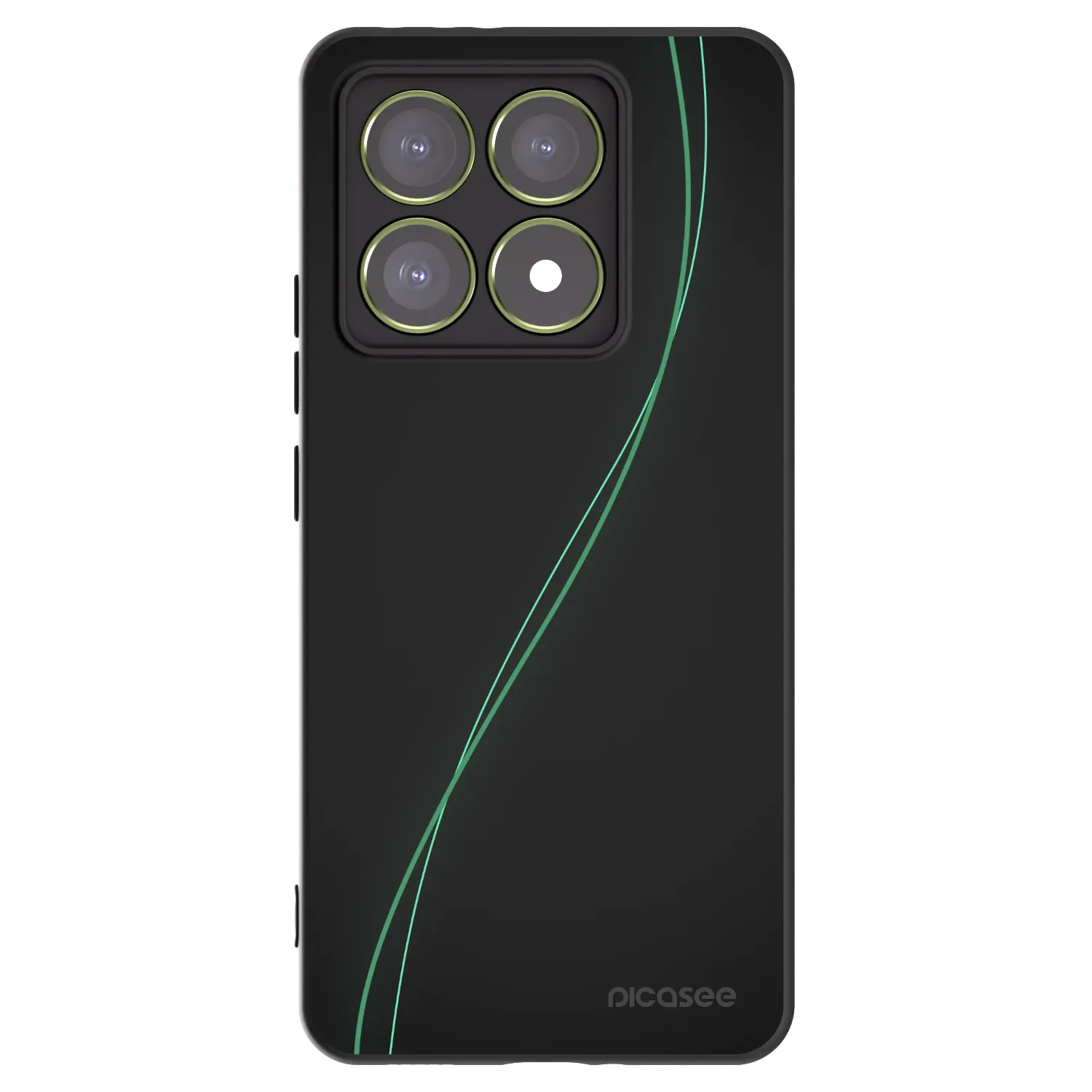 Picasee husă neagră din silicon pentru Xiaomi 14T - Be Different
