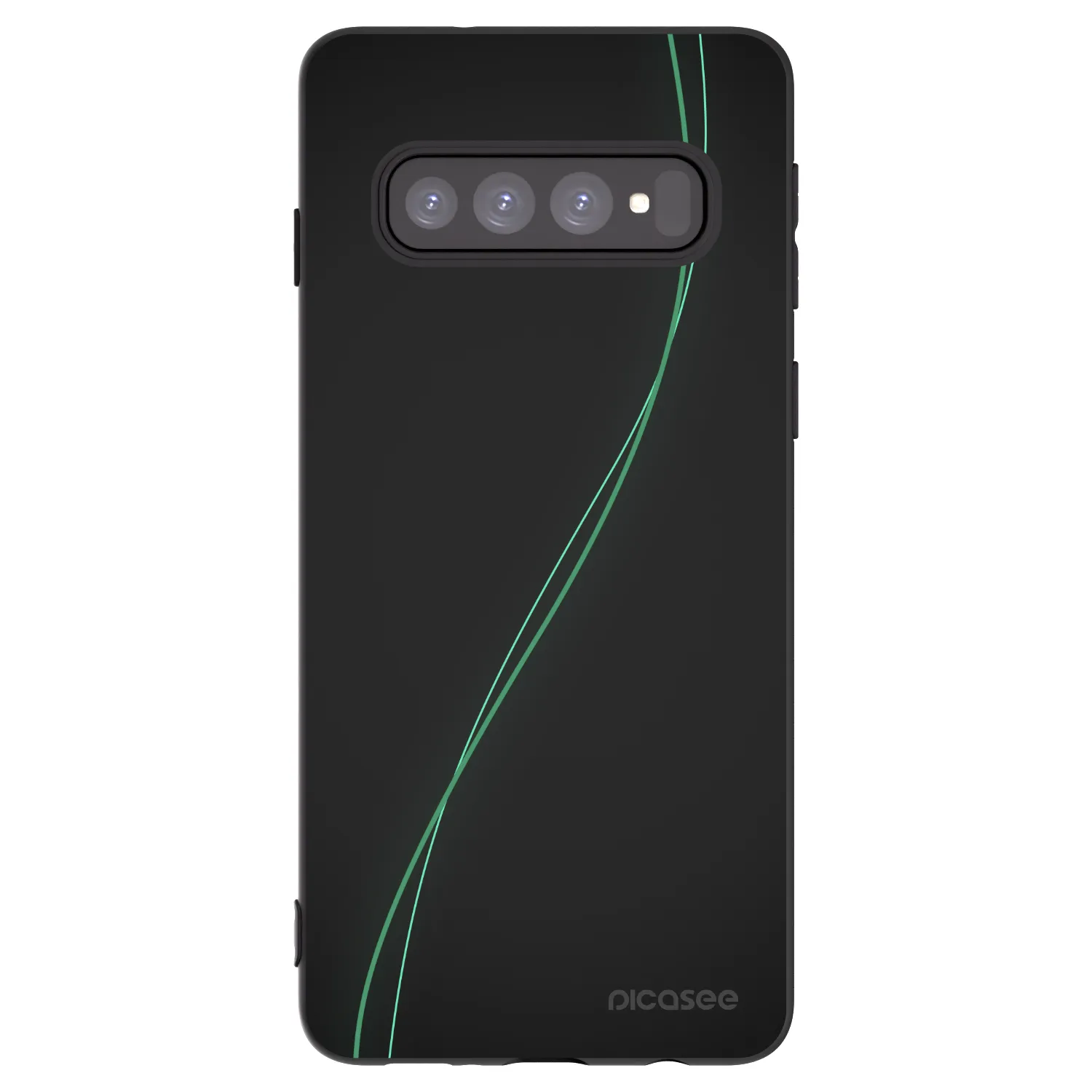 Picasee husă neagră din silicon pentru Samsung Galaxy S10 G973 - Be Different