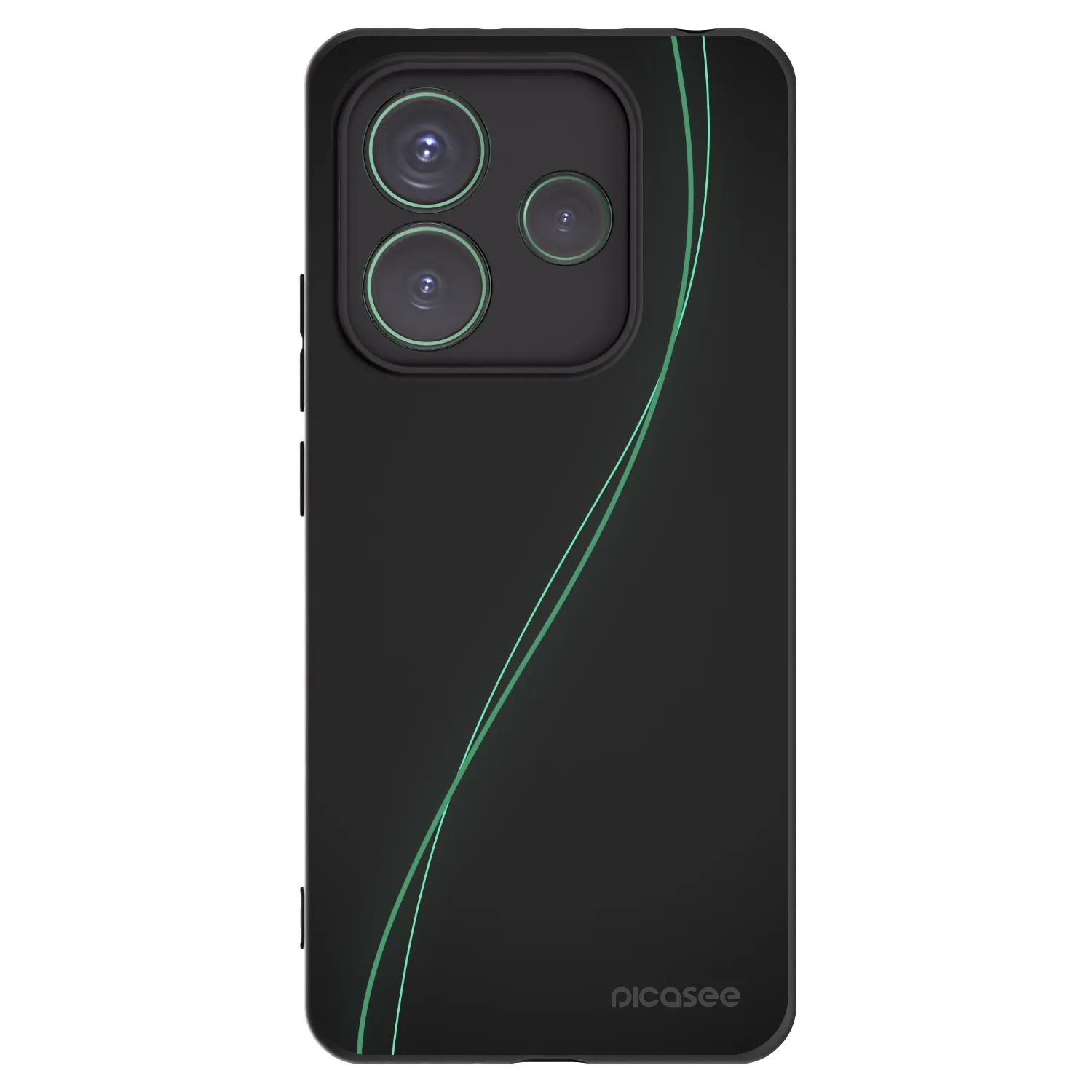 Picasee husă neagră din silicon pentru Xiaomi Redmi Note 14 5G - Be Different
