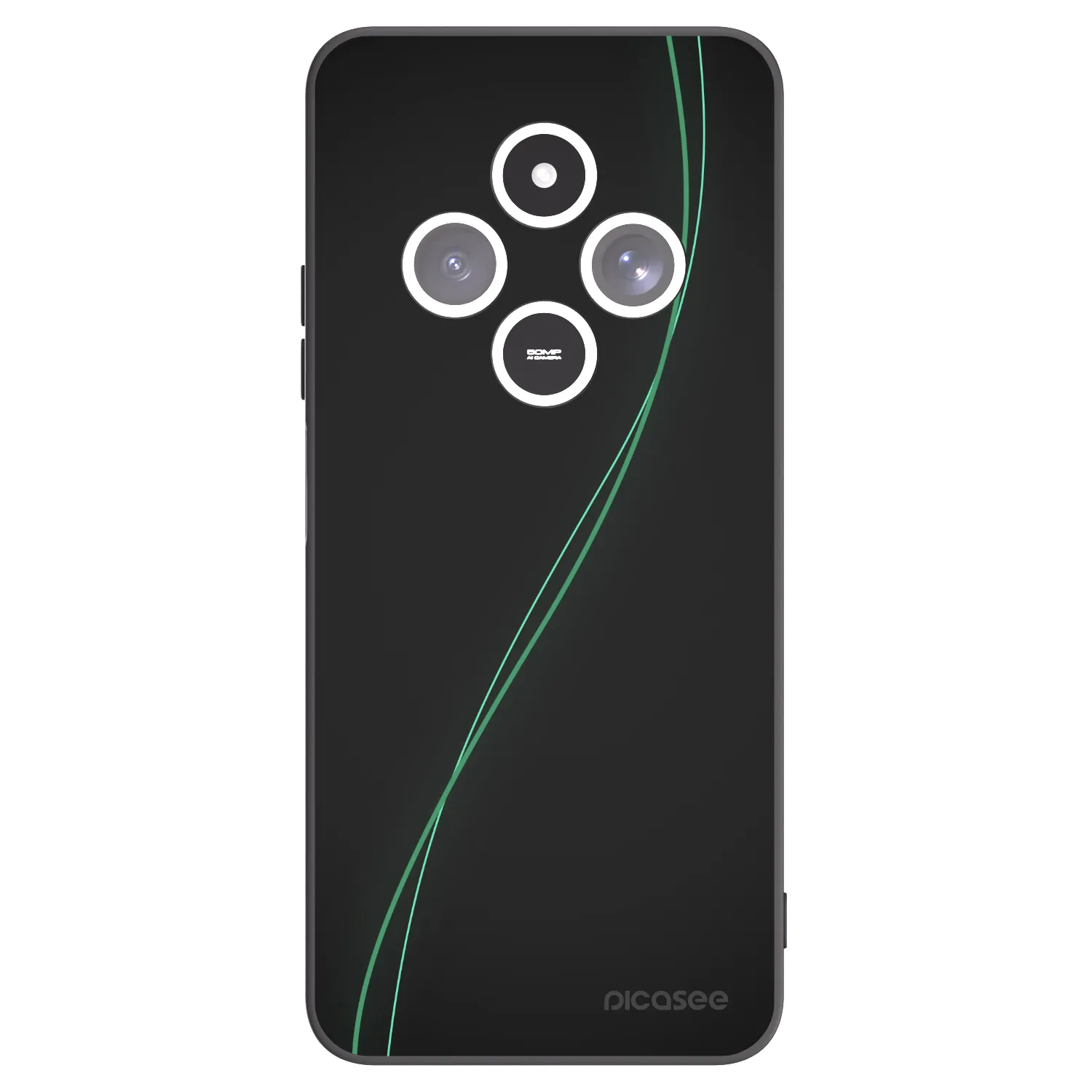 Picasee husă neagră din silicon pentru Xiaomi Redmi 14C - Be Different
