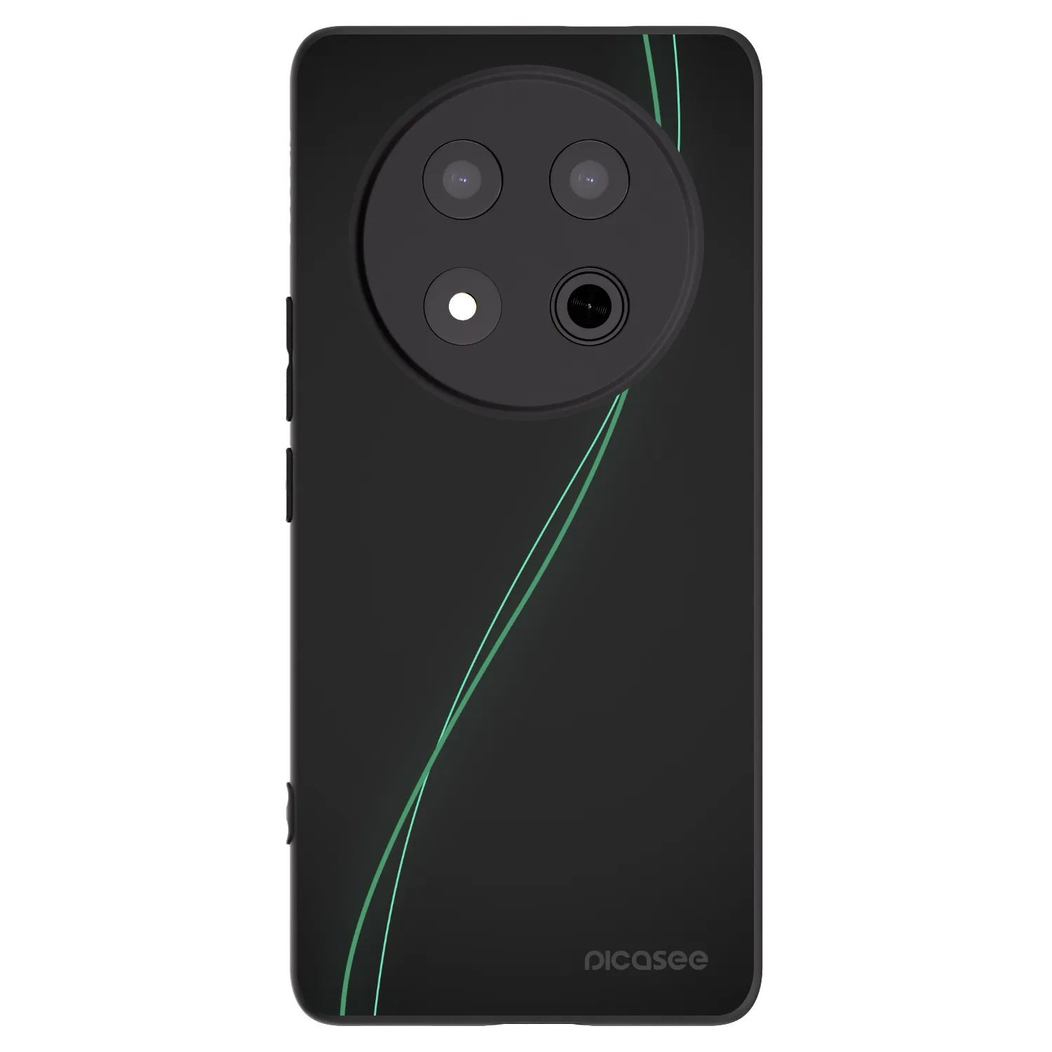 Picasee husă neagră din silicon pentru Honor Magic7 Lite 5G - Be Different