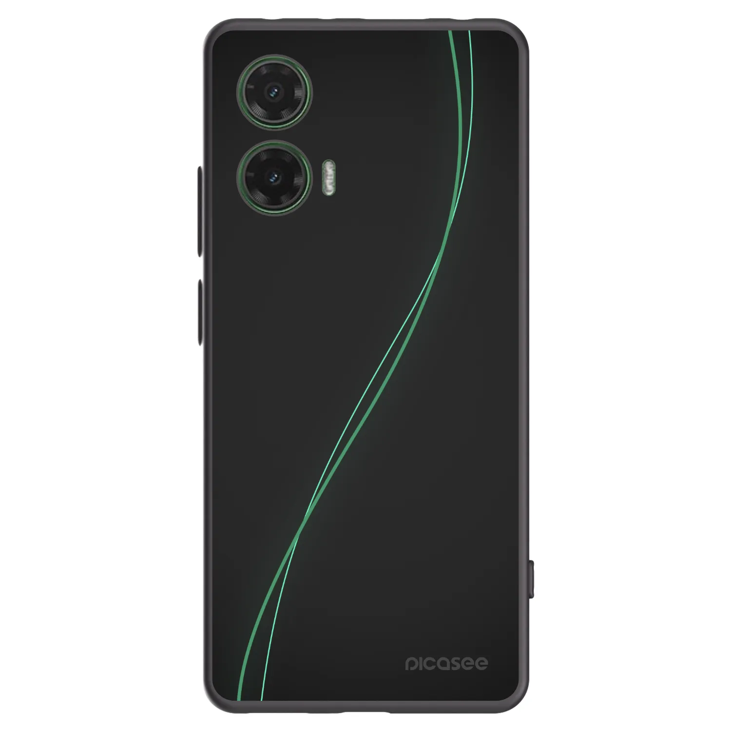 Picasee husă neagră din silicon pentru Motorola Moto G35 5G - Be Different