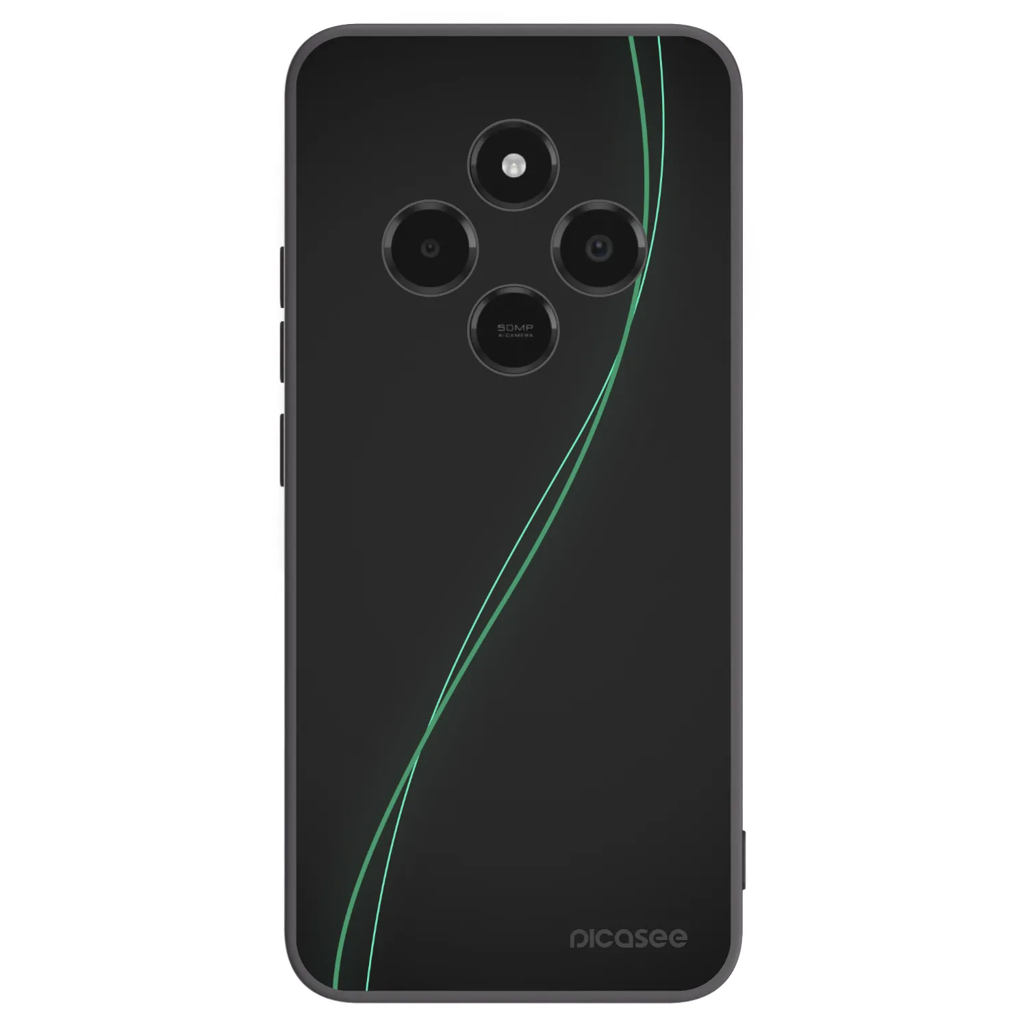 Picasee husă neagră din silicon pentru Xiaomi Poco C75 - Be Different