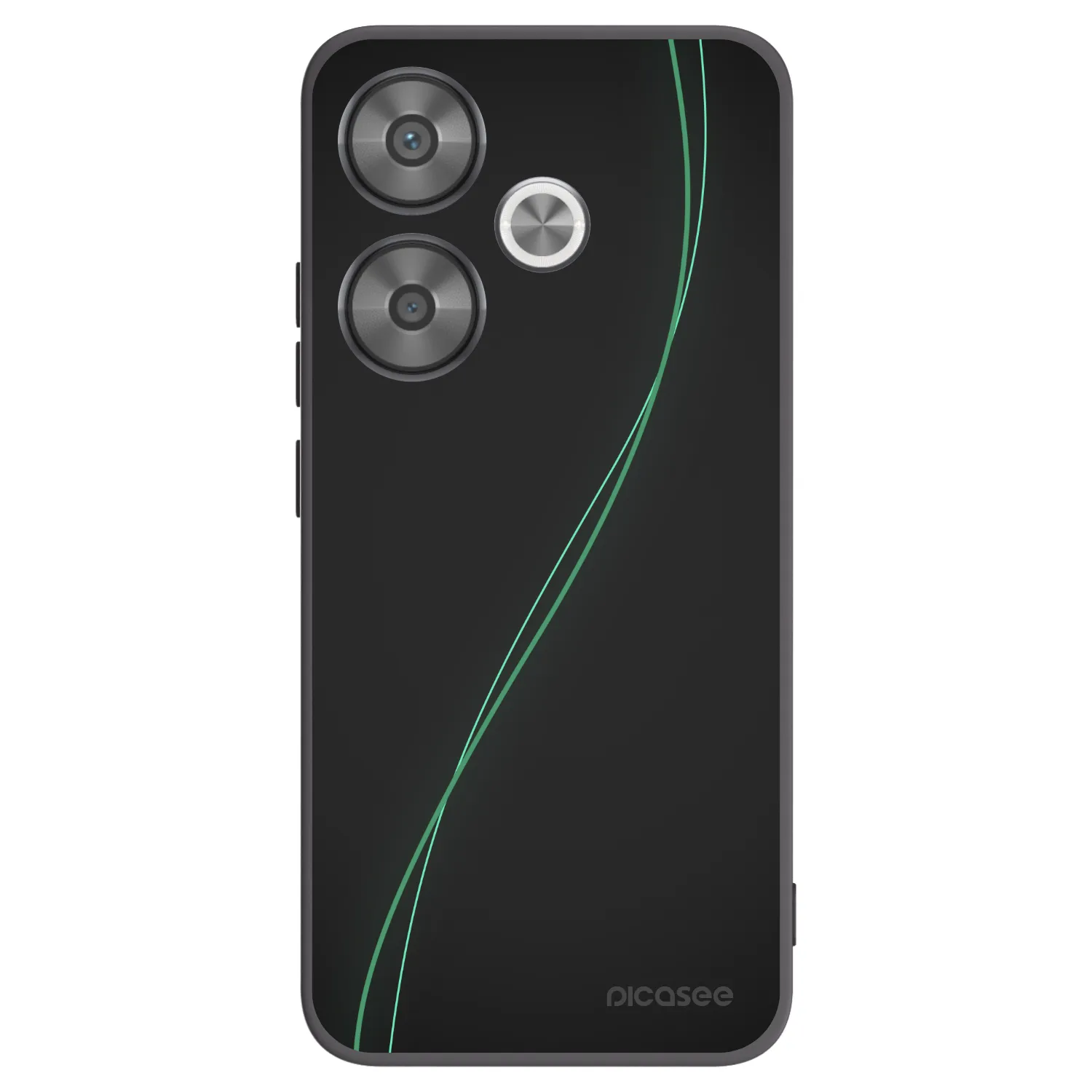 Picasee husă neagră din silicon pentru Xiaomi Poco F6 - Be Different
