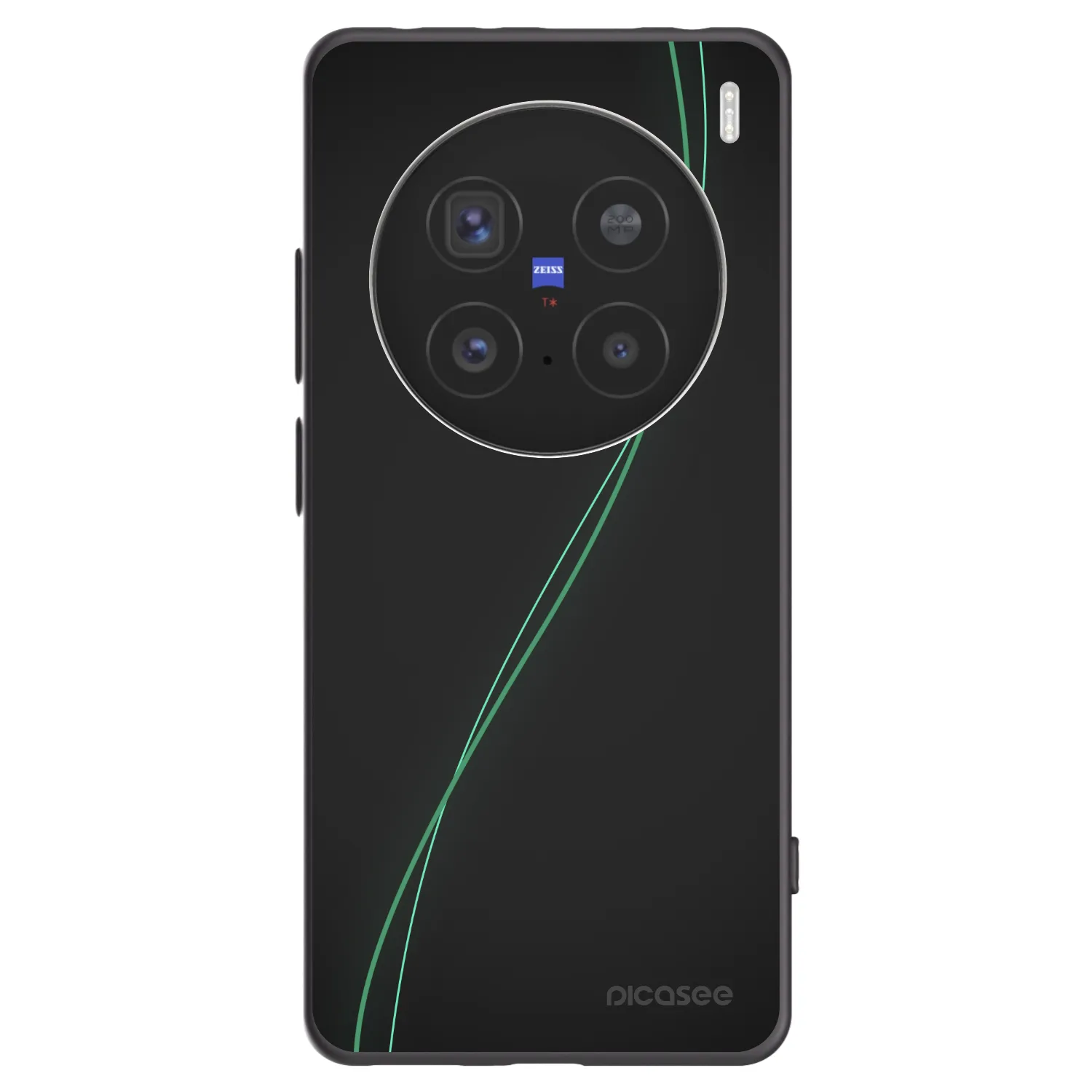Picasee husă neagră din silicon pentru Vivo X200 Pro - Be Different