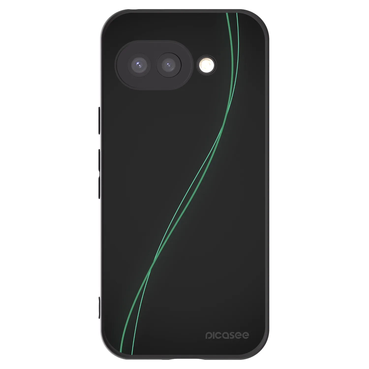 Picasee husă neagră din silicon pentru Google Pixel 9a - Be Different
