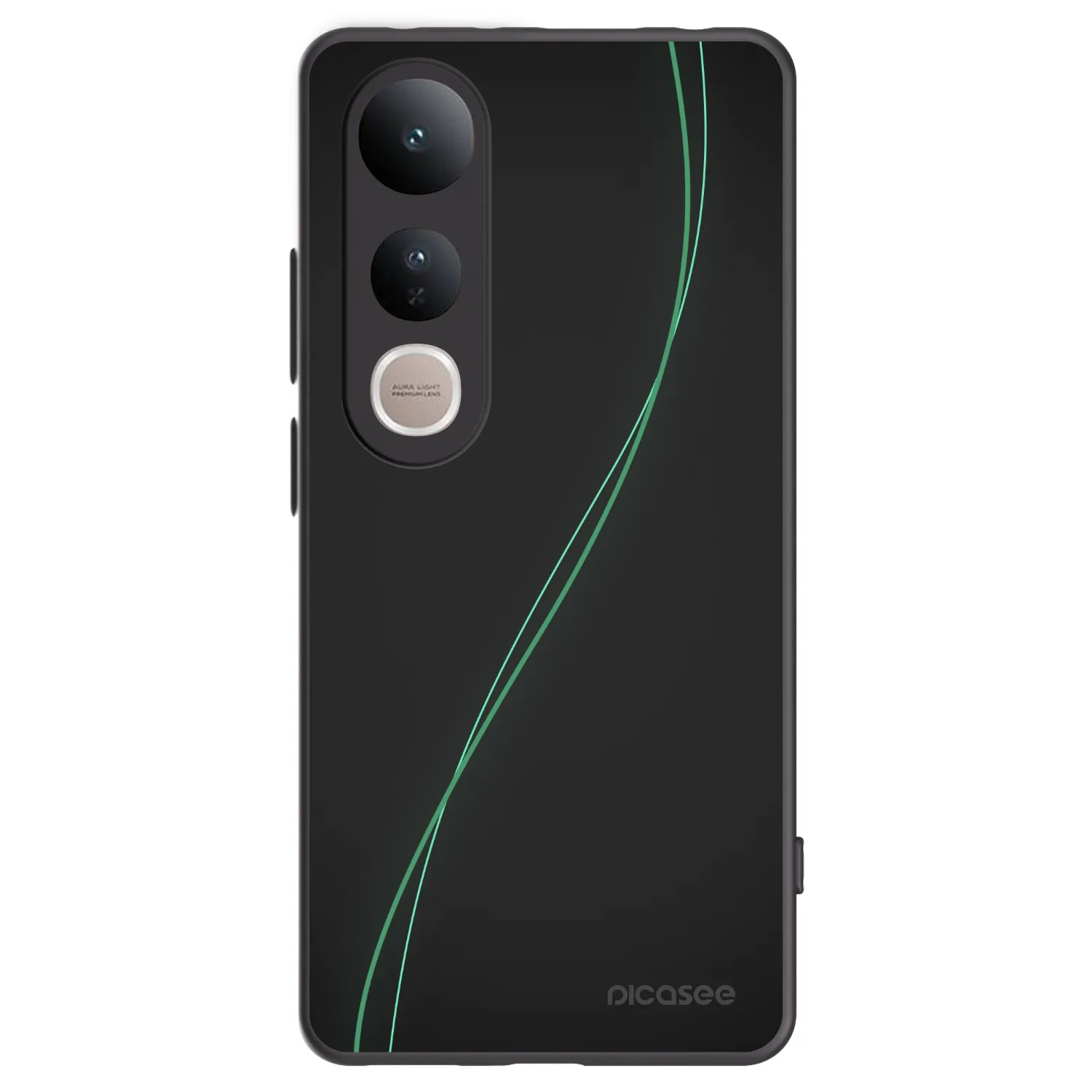 Picasee husă neagră din silicon pentru Vivo V50 Lite 5G - Be Different