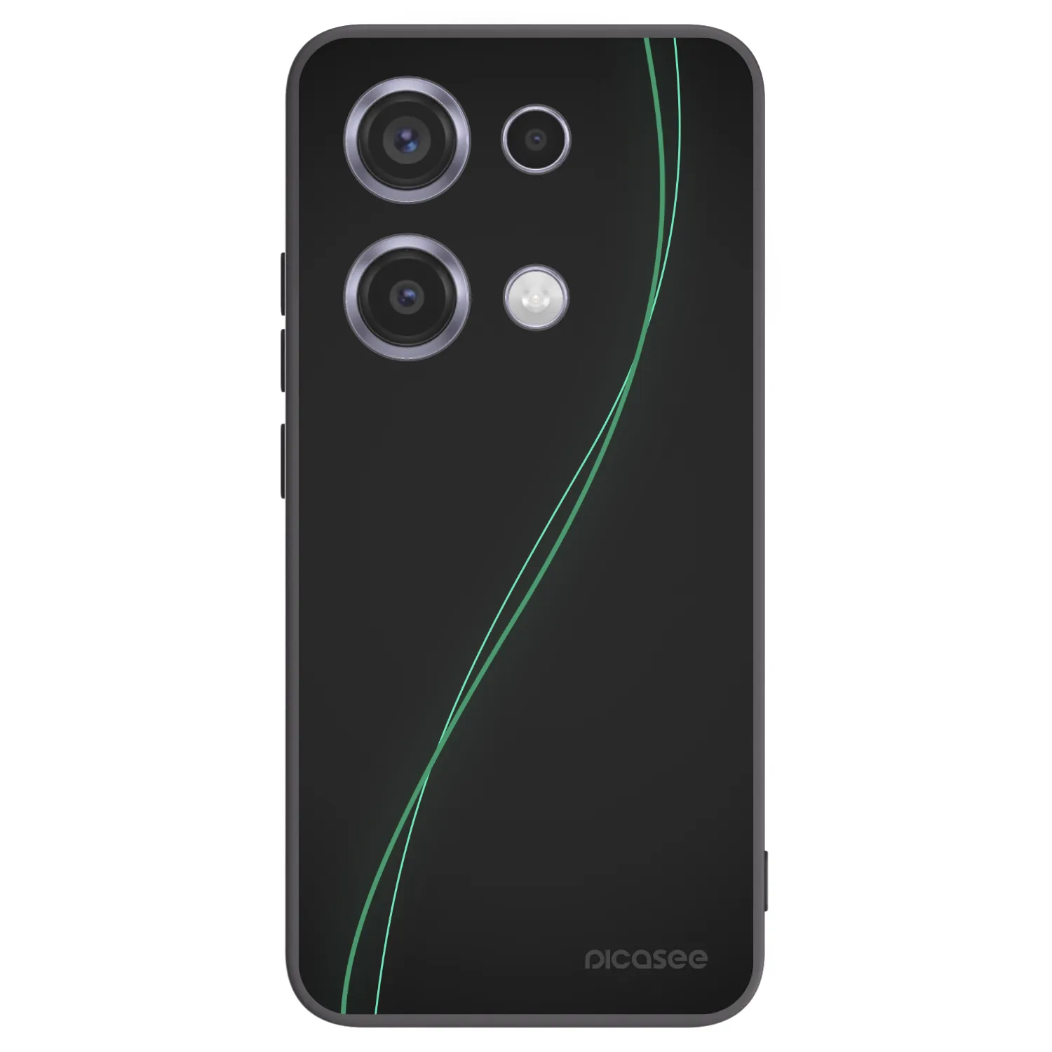 Picasee husă neagră din silicon pentru Xiaomi Redmi Note 14S - Be Different