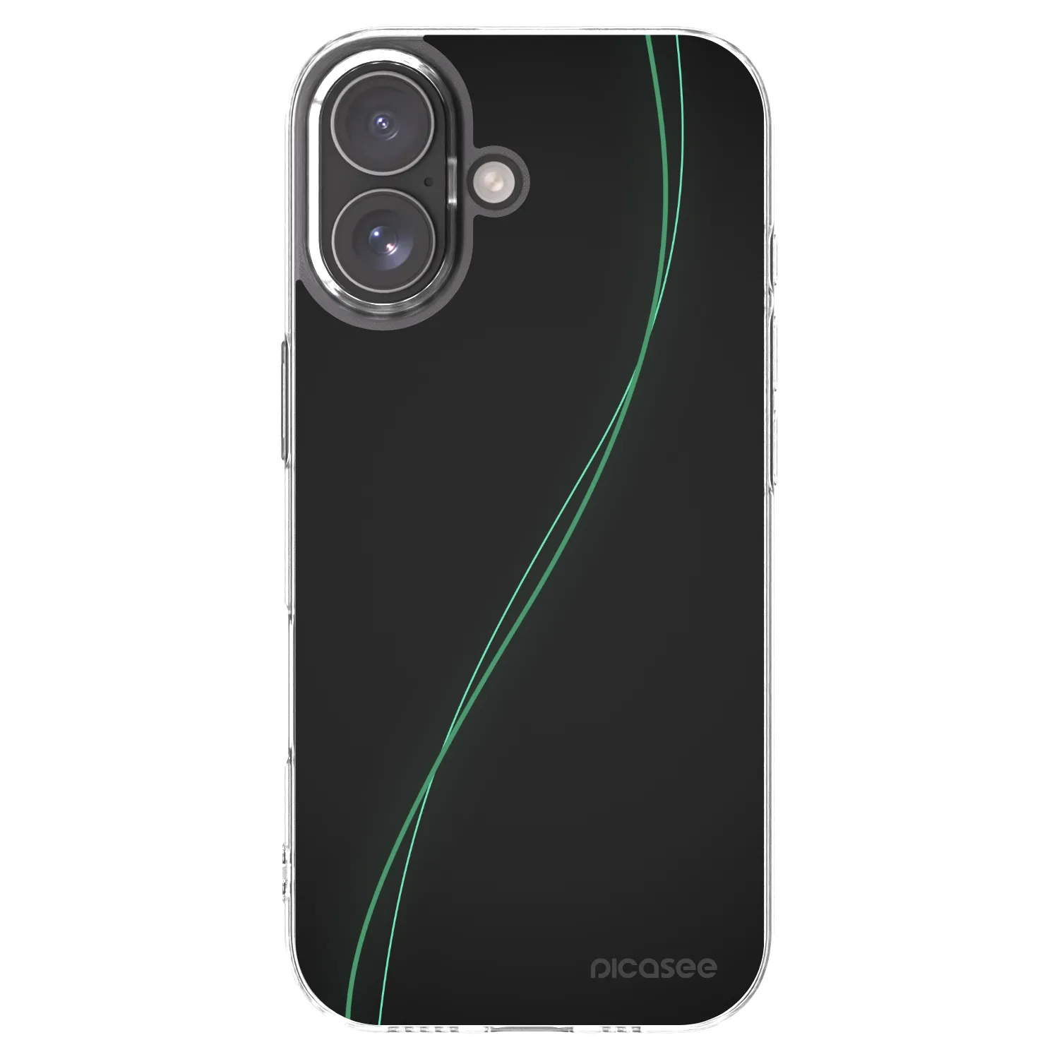 Picasee husă transparentă din silicon pentru Apple iPhone 17 - Be Different
