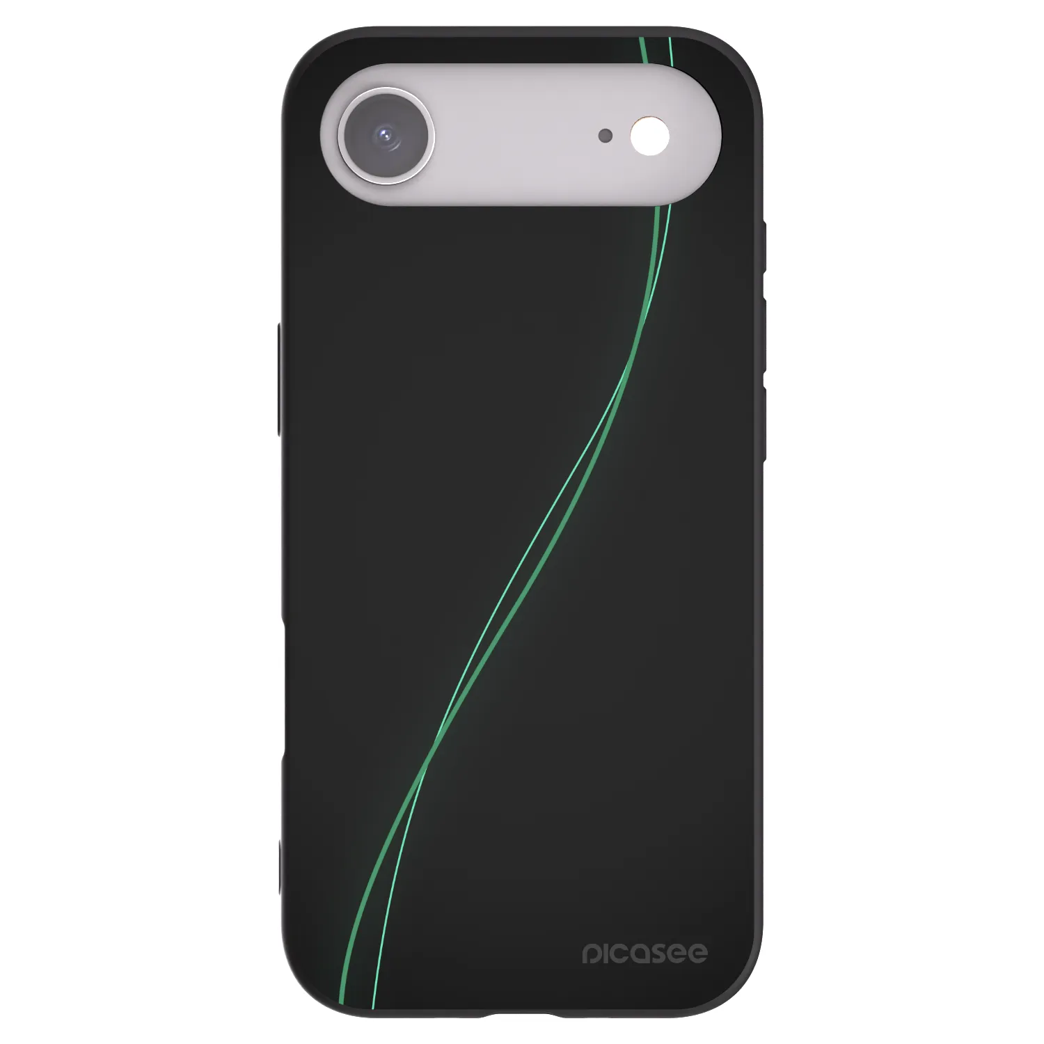 Picasee husă neagră din silicon pentru Apple iPhone Air - Be Different