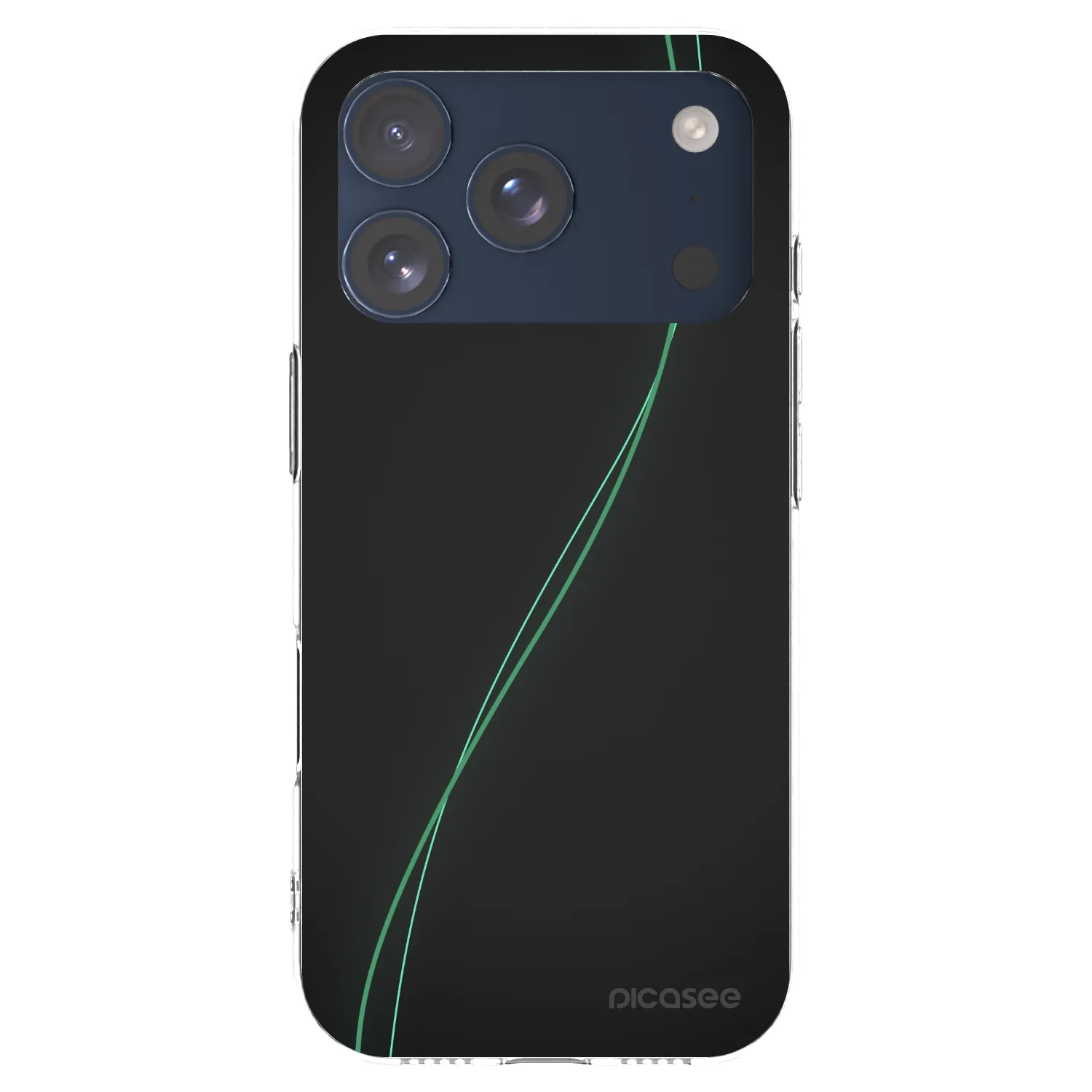 Picasee husă transparentă din silicon pentru Apple iPhone 17 Pro - Be Different