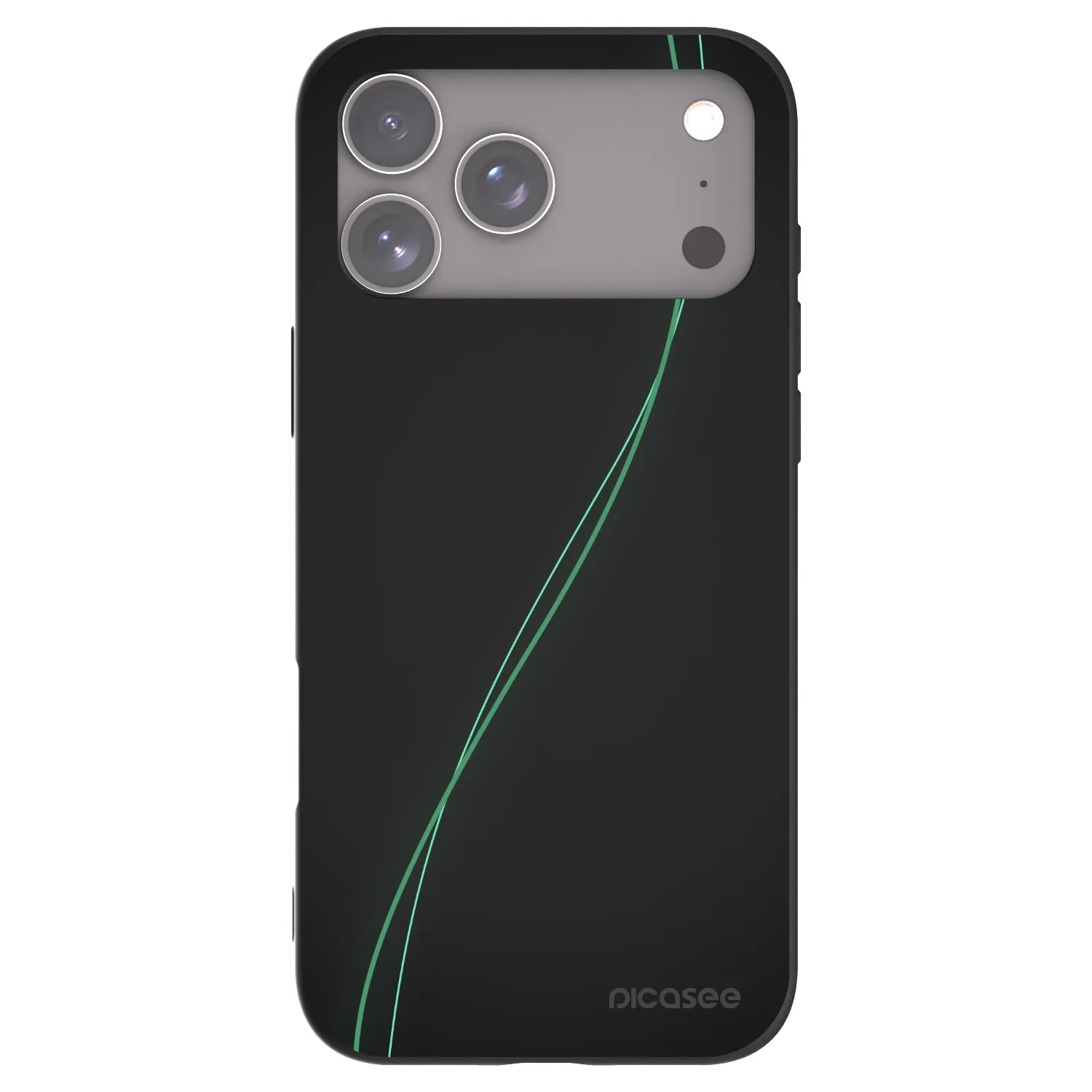 Picasee husă neagră din silicon pentru Apple iPhone 17 Pro Max - Be Different