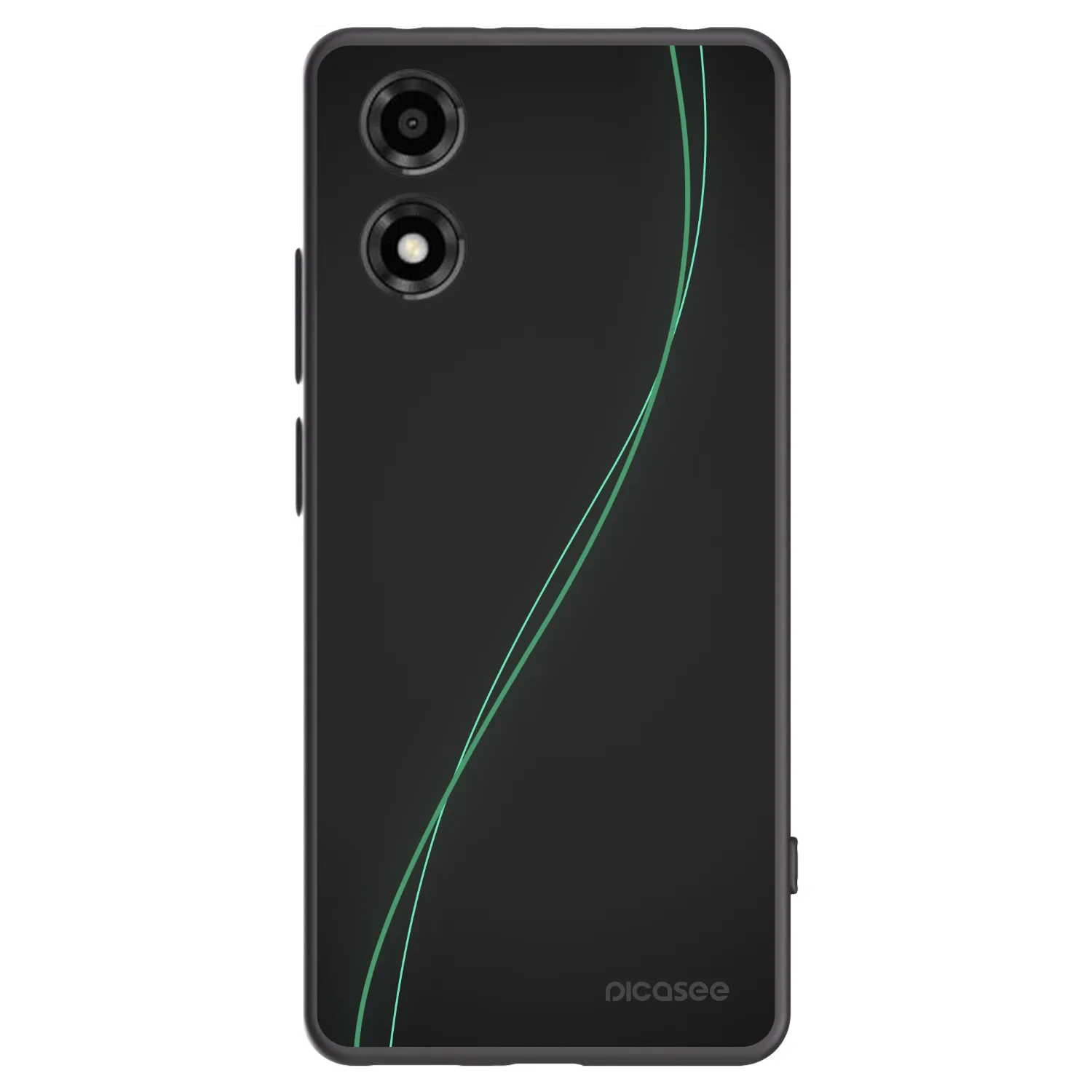 Picasee husă neagră din silicon pentru Motorola Moto E14 - Be Different