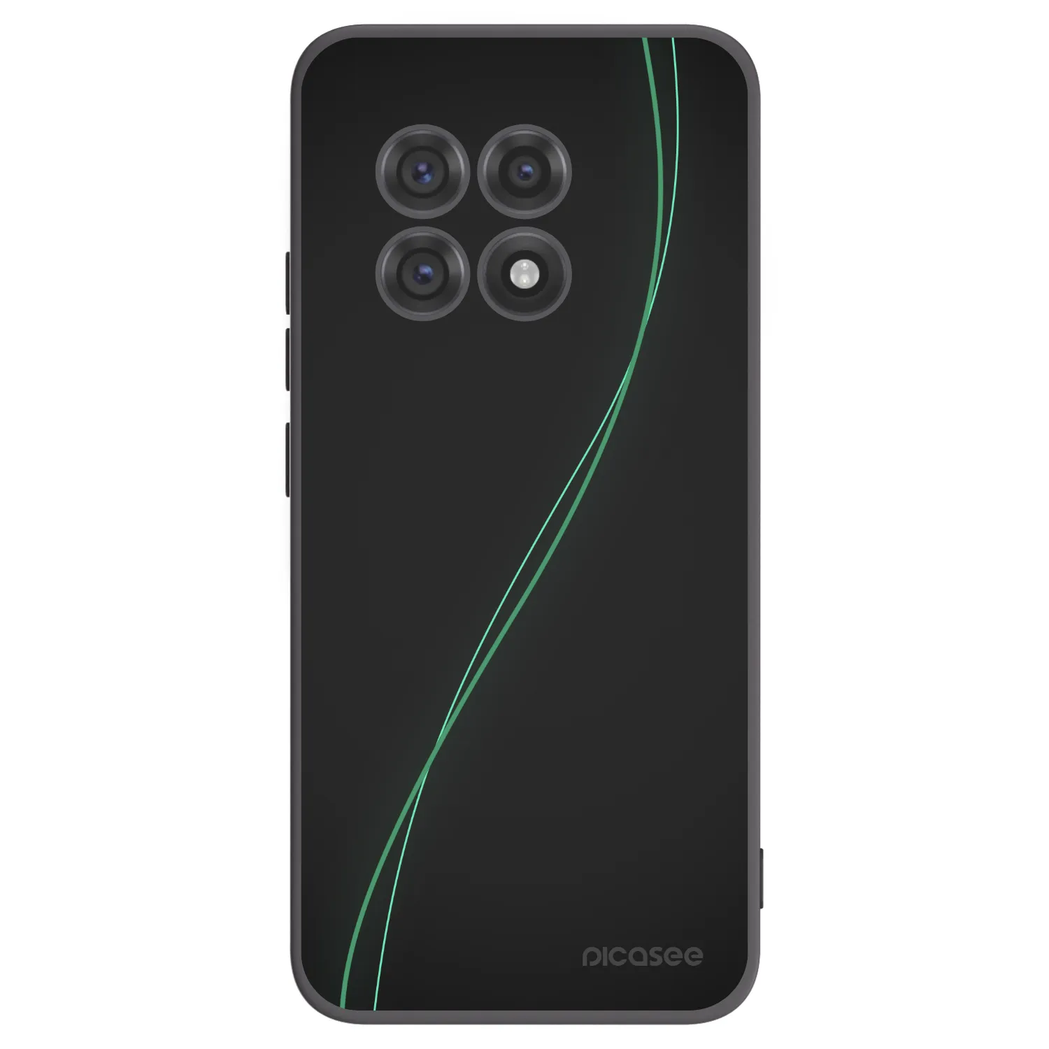 Picasee husă neagră din silicon pentru OnePlus 13R 5G - Be Different