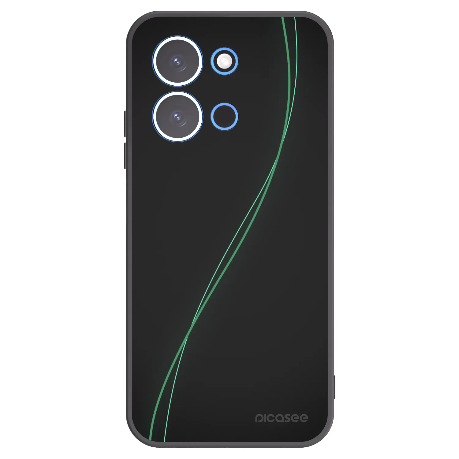 Picasee husă neagră din silicon pentru Xiaomi Redmi 15C 4G - Be Different