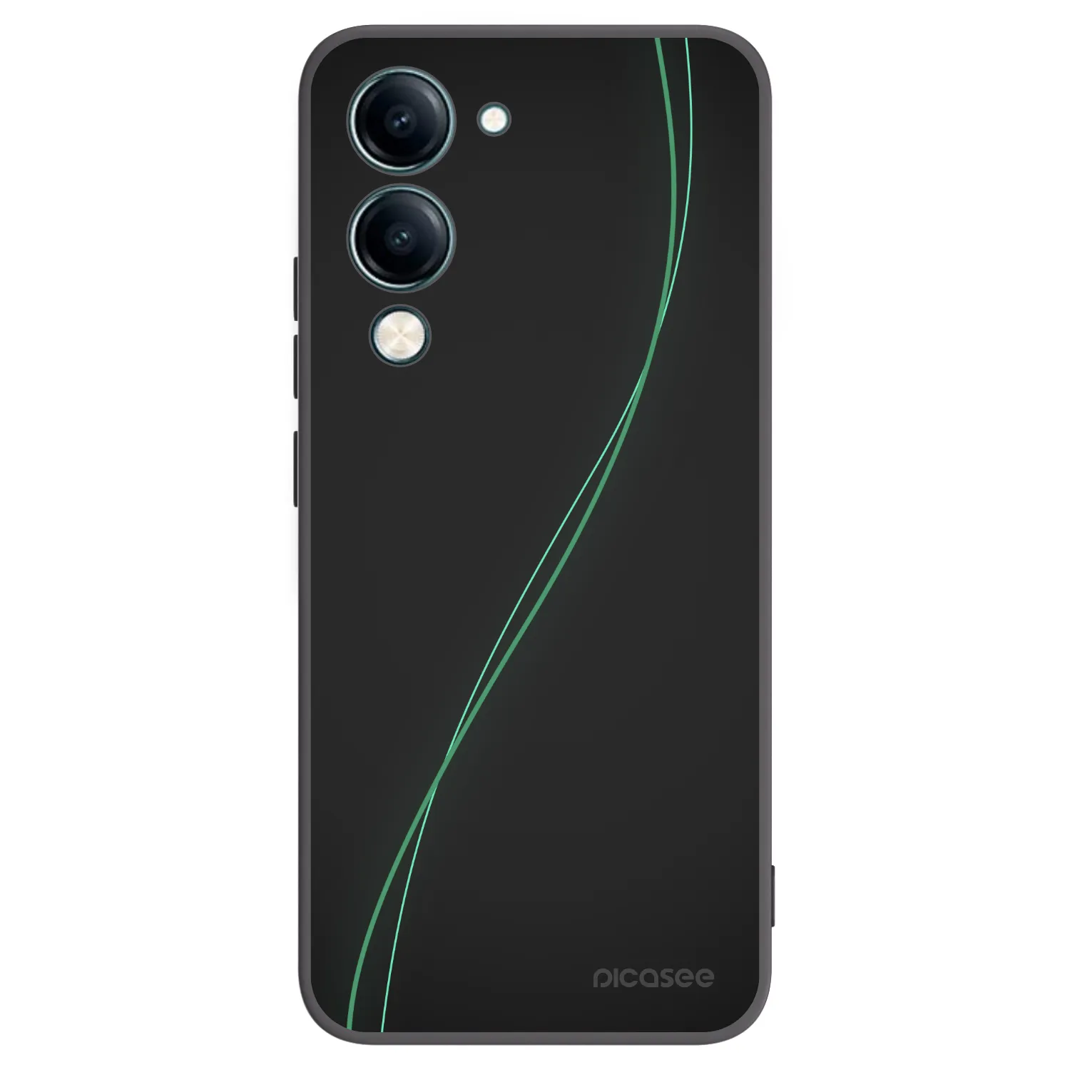 Picasee husă neagră din silicon pentru Vivo Y29s 5G - Be Different