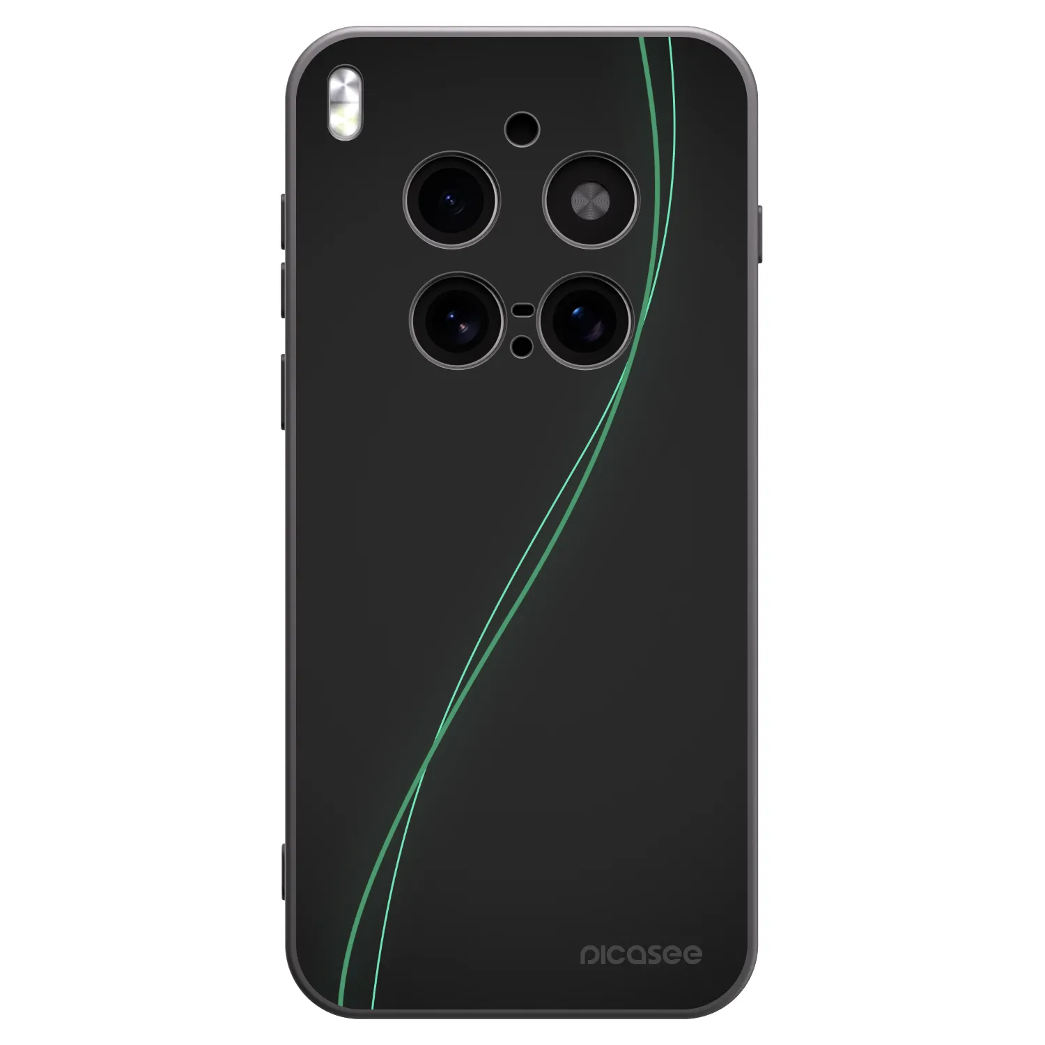 Picasee husă neagră din silicon pentru Vivo X300 Pro - Be Different