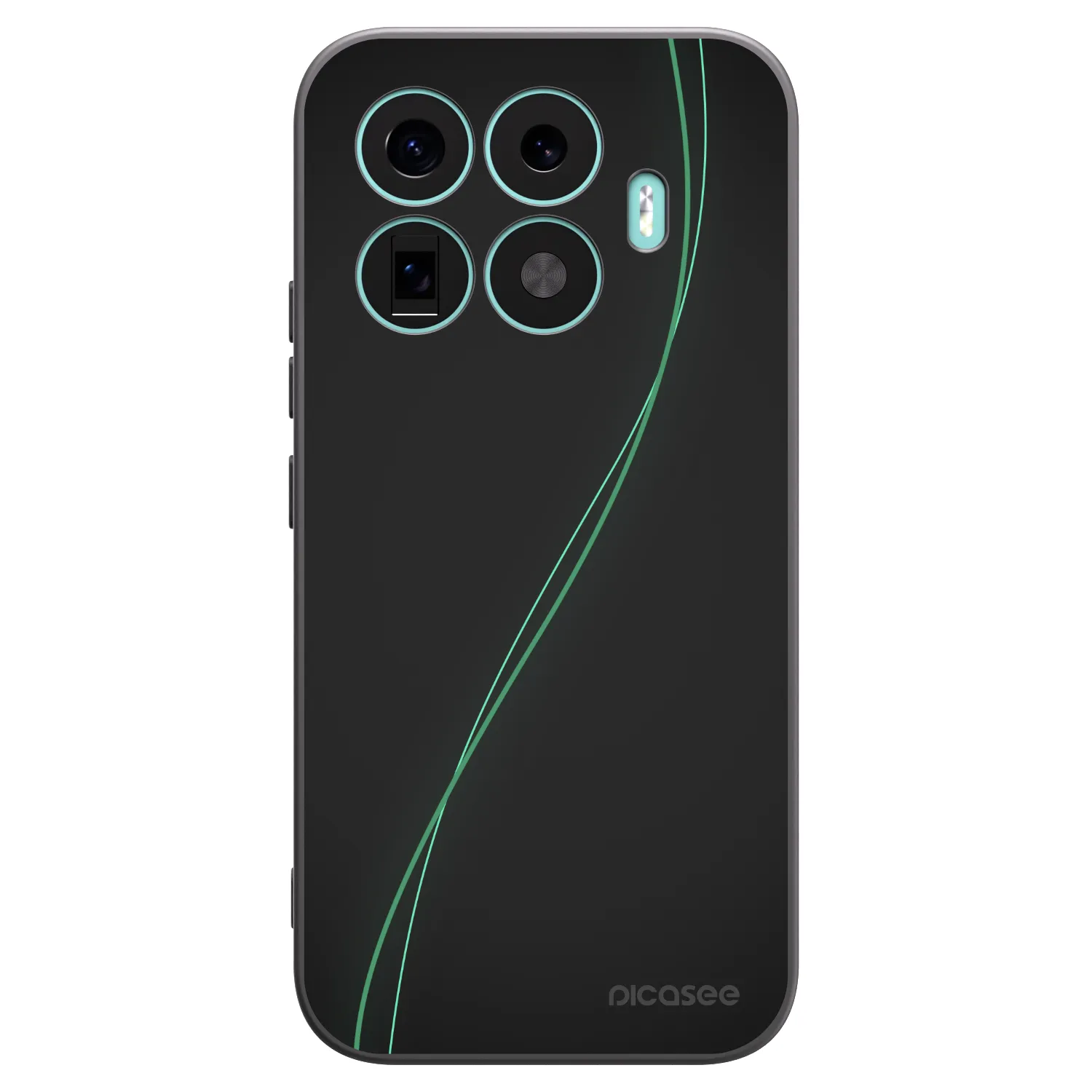 Picasee husă neagră din silicon pentru Xiaomi 17T - Be Different