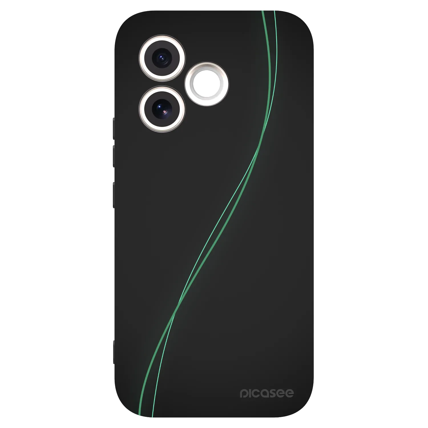 Picasee husă neagră din silicon pentru Honor 600 Lite - Be Different