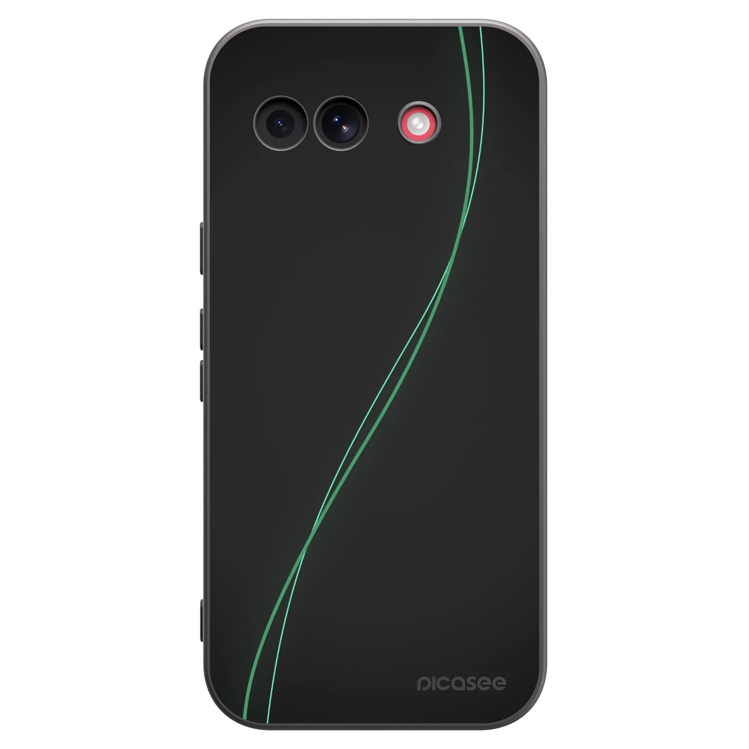 Picasee husă neagră din silicon pentru Google Pixel 10a - Be Different