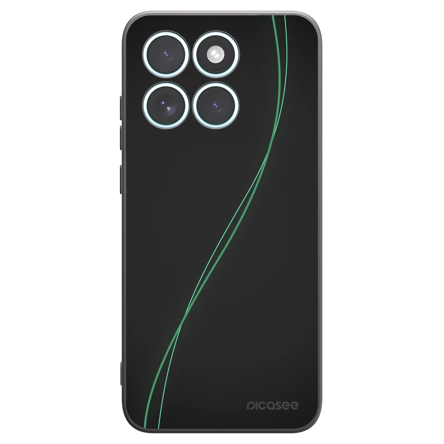 Picasee husă neagră din silicon pentru Motorola Edge 70 Fusion - Be Different