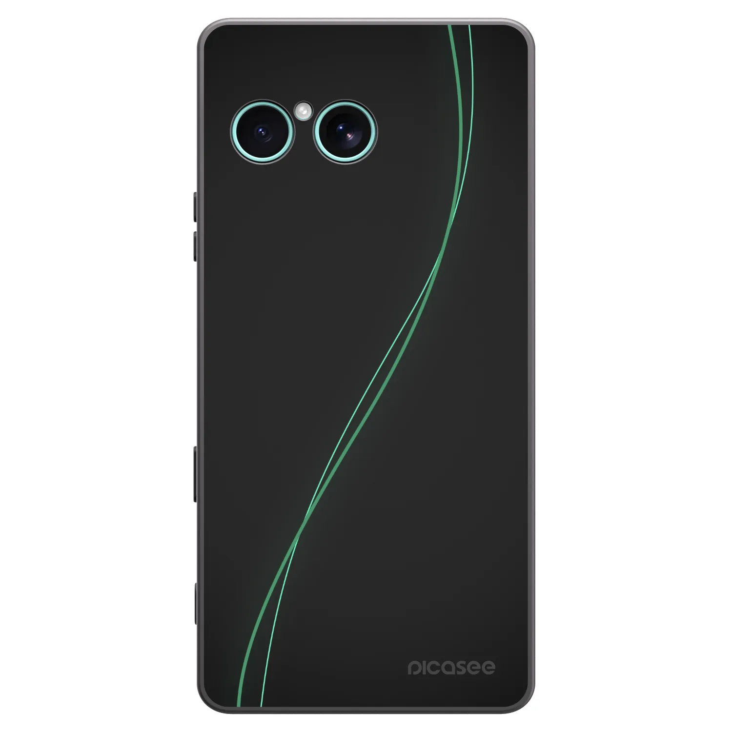 Picasee husă neagră din silicon pentru Sony Xperia 10 VII - Be Different