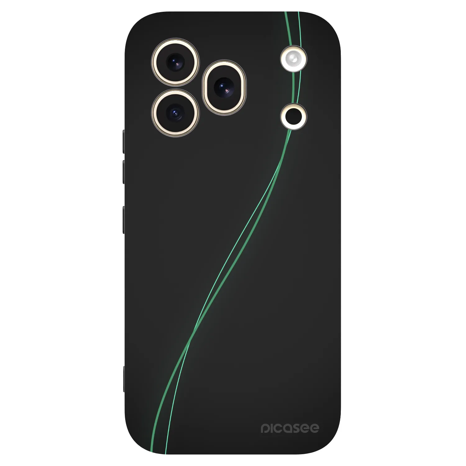 Picasee husă neagră din silicon pentru Honor 600 Pro - Be Different