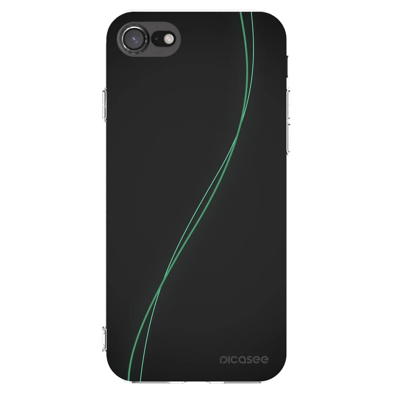 Picasee husă transparentă din silicon pentru Apple iPhone 8 - Be Different