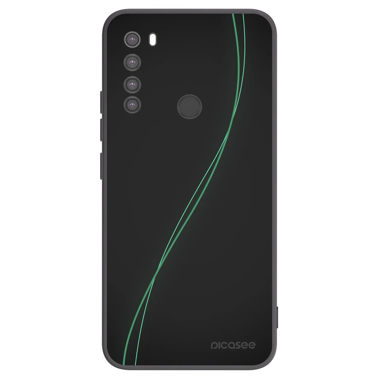 Picasee husă neagră din silicon pentru Xiaomi Redmi Note 8 - Be Different