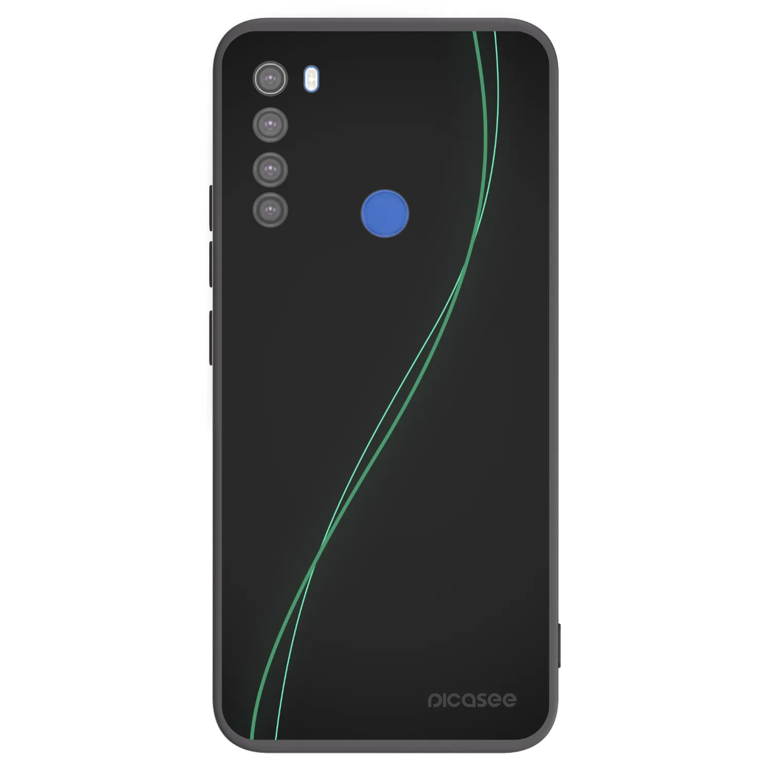 Picasee husă neagră din silicon pentru Xiaomi Redmi Note 8T - Be Different