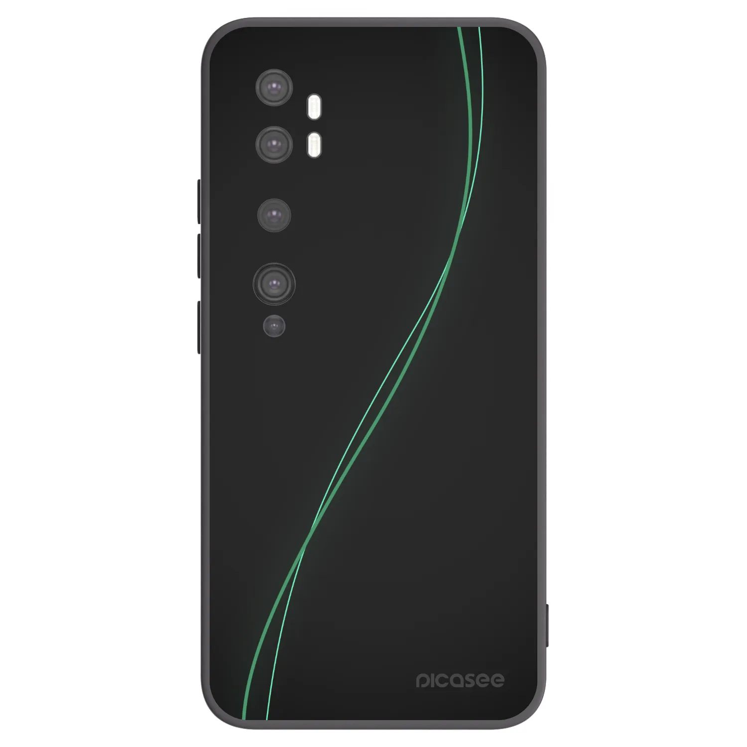 Picasee husă neagră din silicon pentru Xiaomi Mi Note 10 (Pro) - Be Different