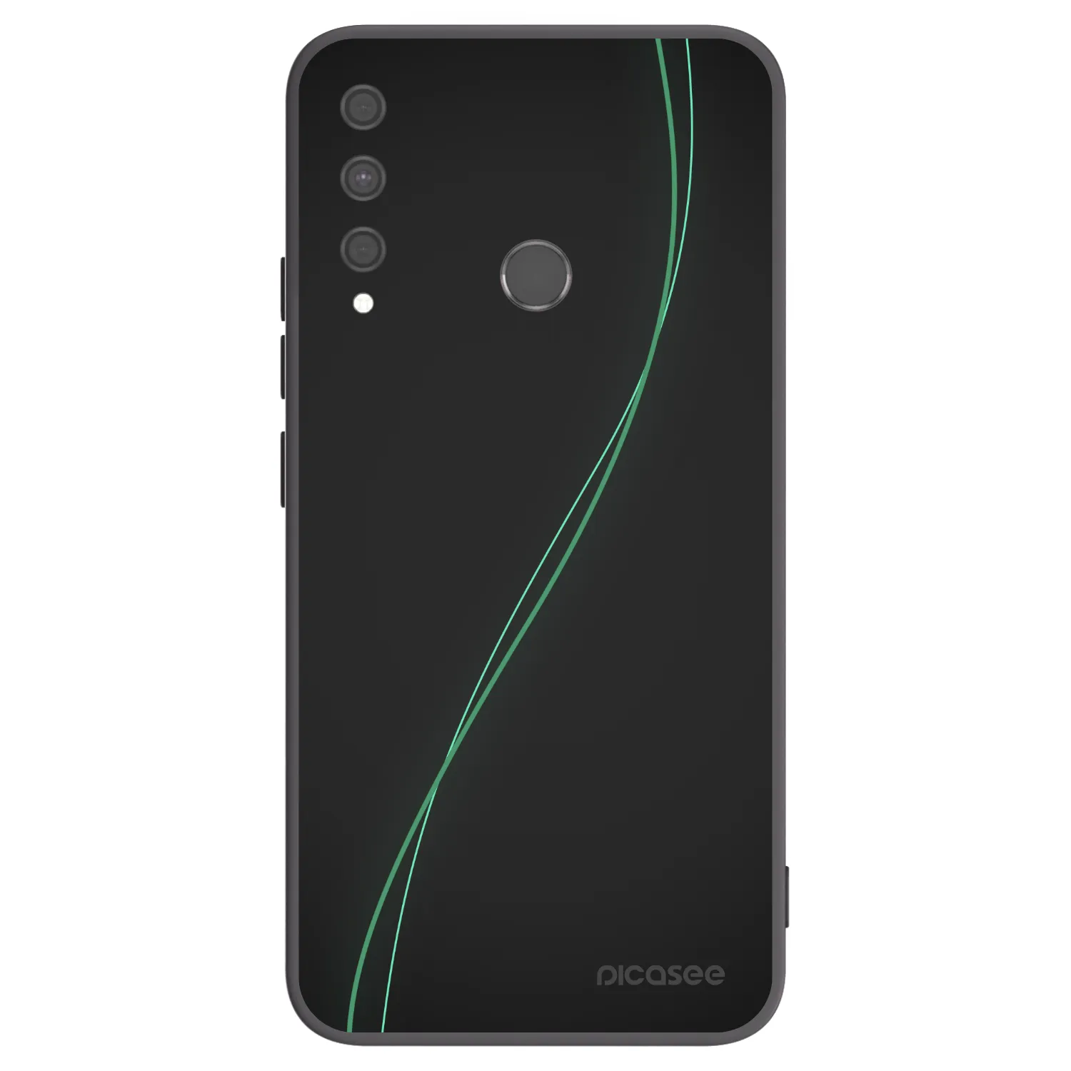 Picasee husă neagră din silicon pentru Huawei P40 Lite E - Be Different