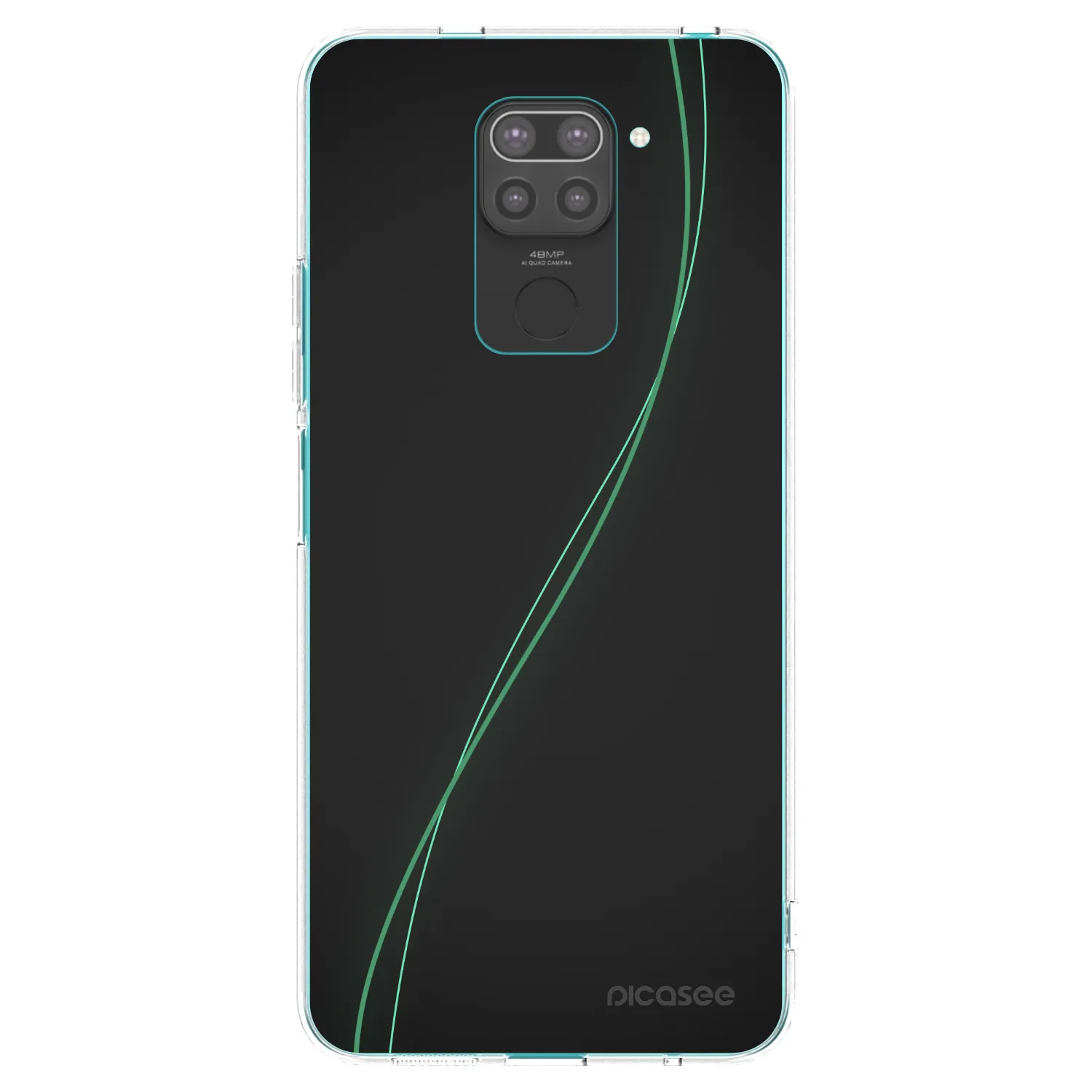 Picasee husă neagră din silicon pentru Xiaomi Redmi Note 9 - Be Different