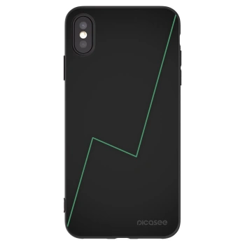 Picasee husă neagră din silicon pentru Apple iPhone XS Max - Consistency