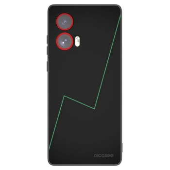 Picasee husă neagră din silicon pentru Motorola Edge 50 Fusion - Consistency