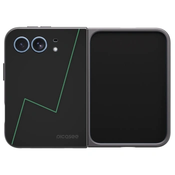 Picasee husă neagră din silicon pentru Apple iPhone Duo - Consistency