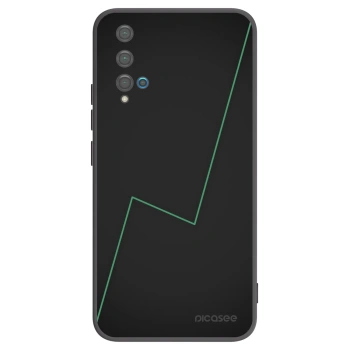 Picasee husă neagră din silicon pentru Huawei Nova 5T - Consistency