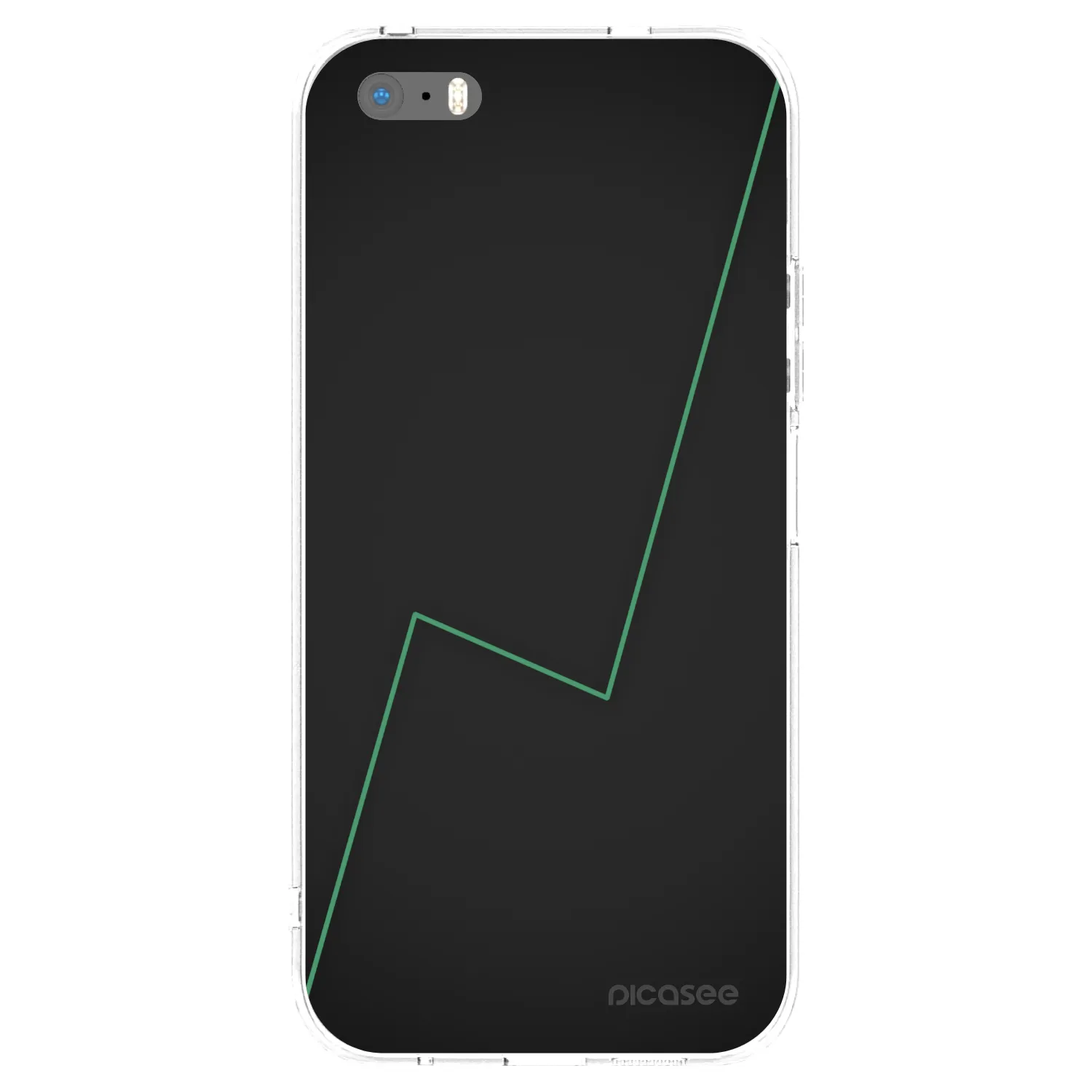 Picasee husă transparentă din silicon pentru Apple iPhone 5/5S/SE - Consistency