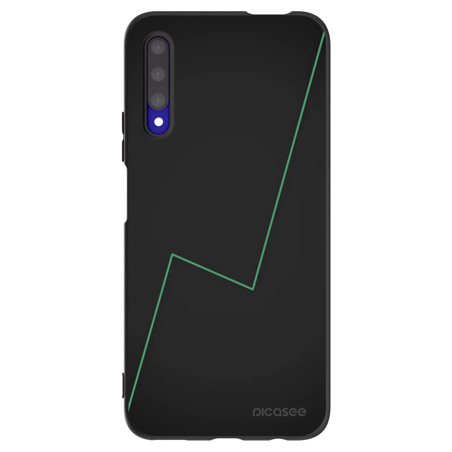 Picasee husă neagră din silicon pentru Honor 9X Pro - Consistency