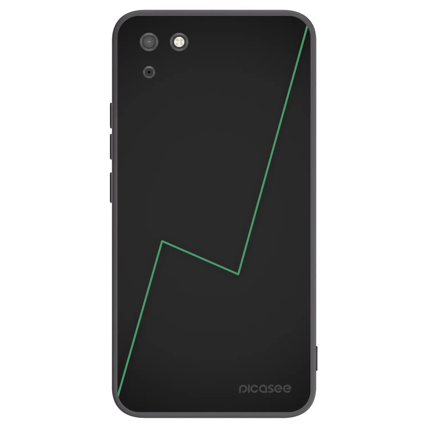 Picasee husă neagră din silicon pentru Huawei Y5P - Consistency