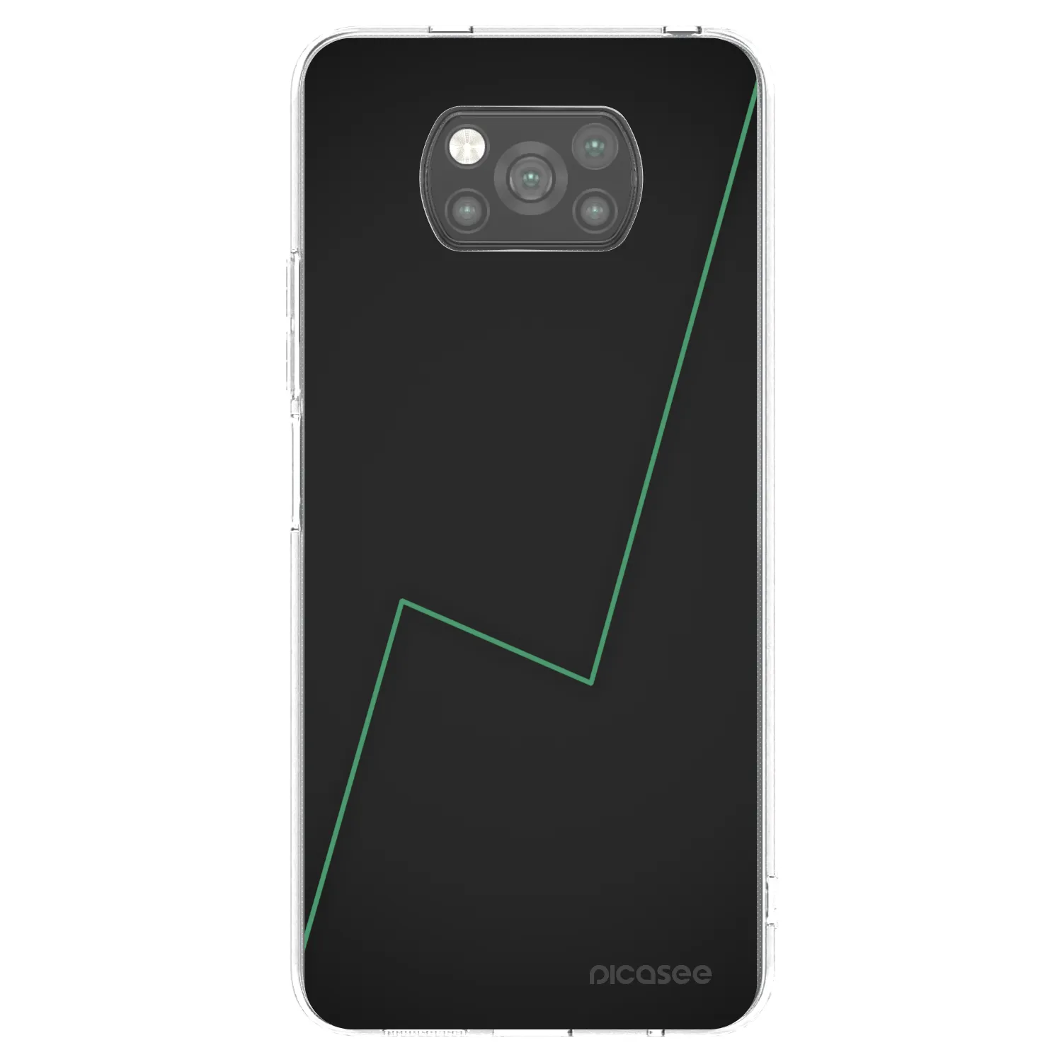 Picasee husă neagră din silicon pentru Xiaomi Poco X3 - Consistency