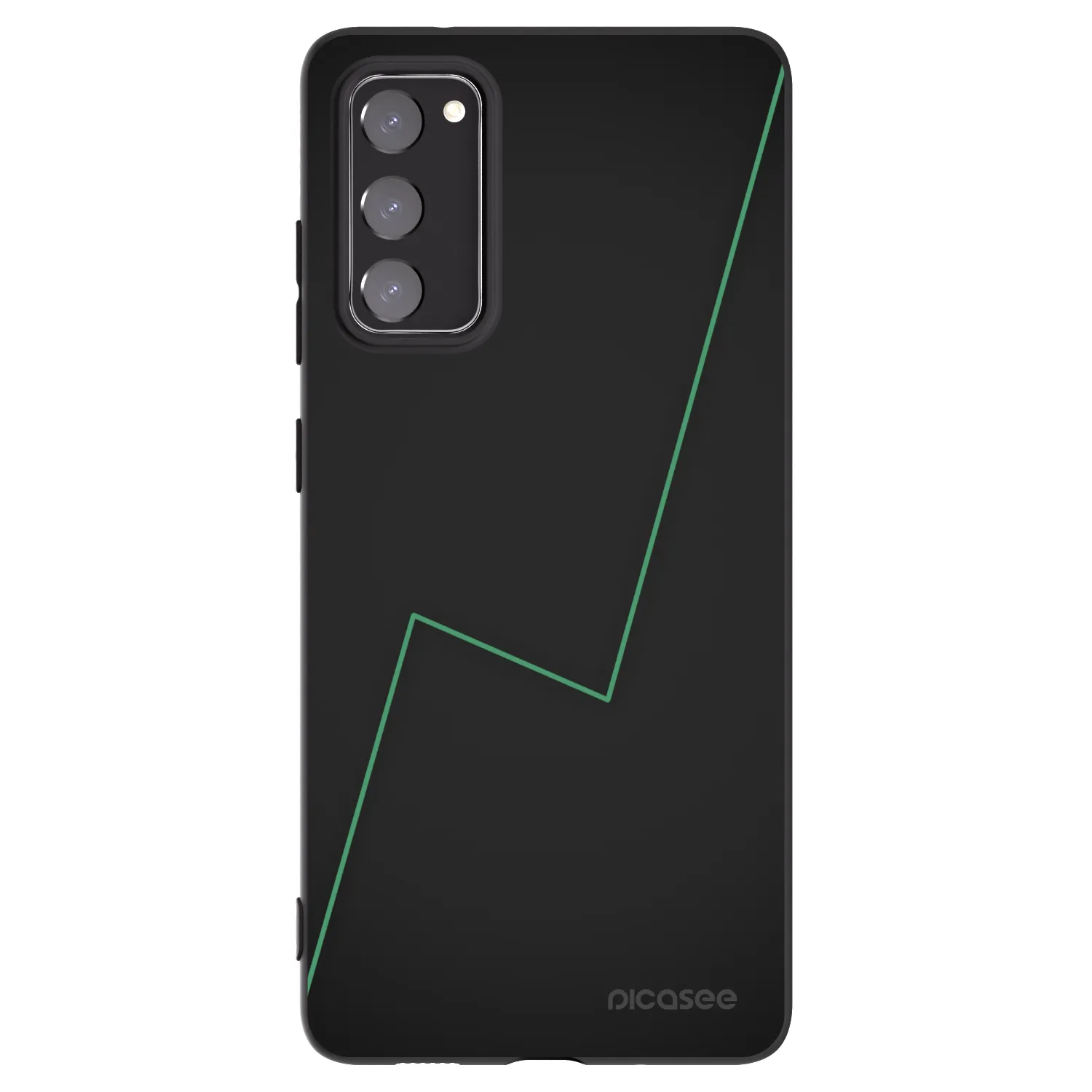 Picasee husă neagră din silicon pentru Samsung Galaxy S20 FE - Consistency
