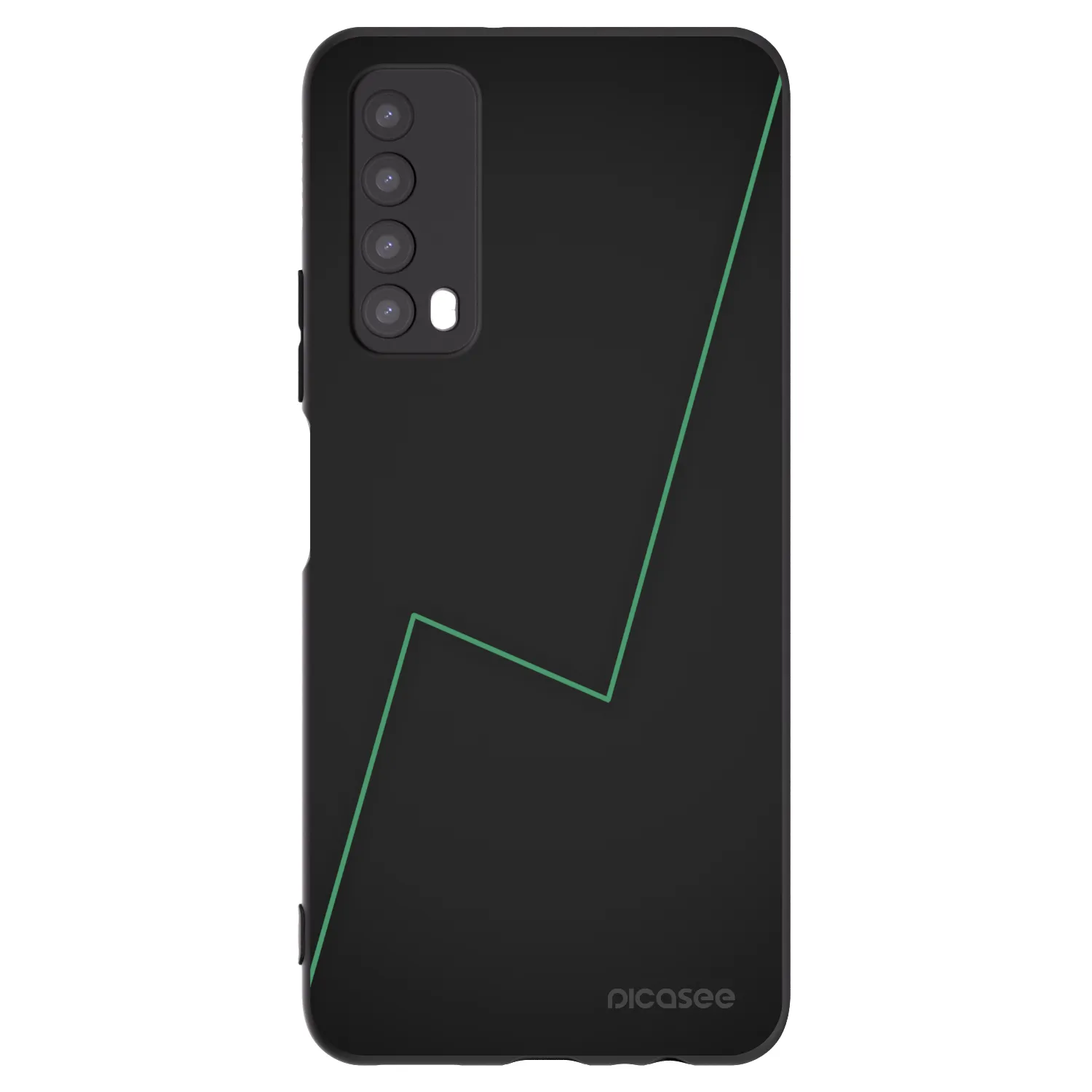 Picasee husă neagră din silicon pentru Huawei P Smart 2021 - Consistency