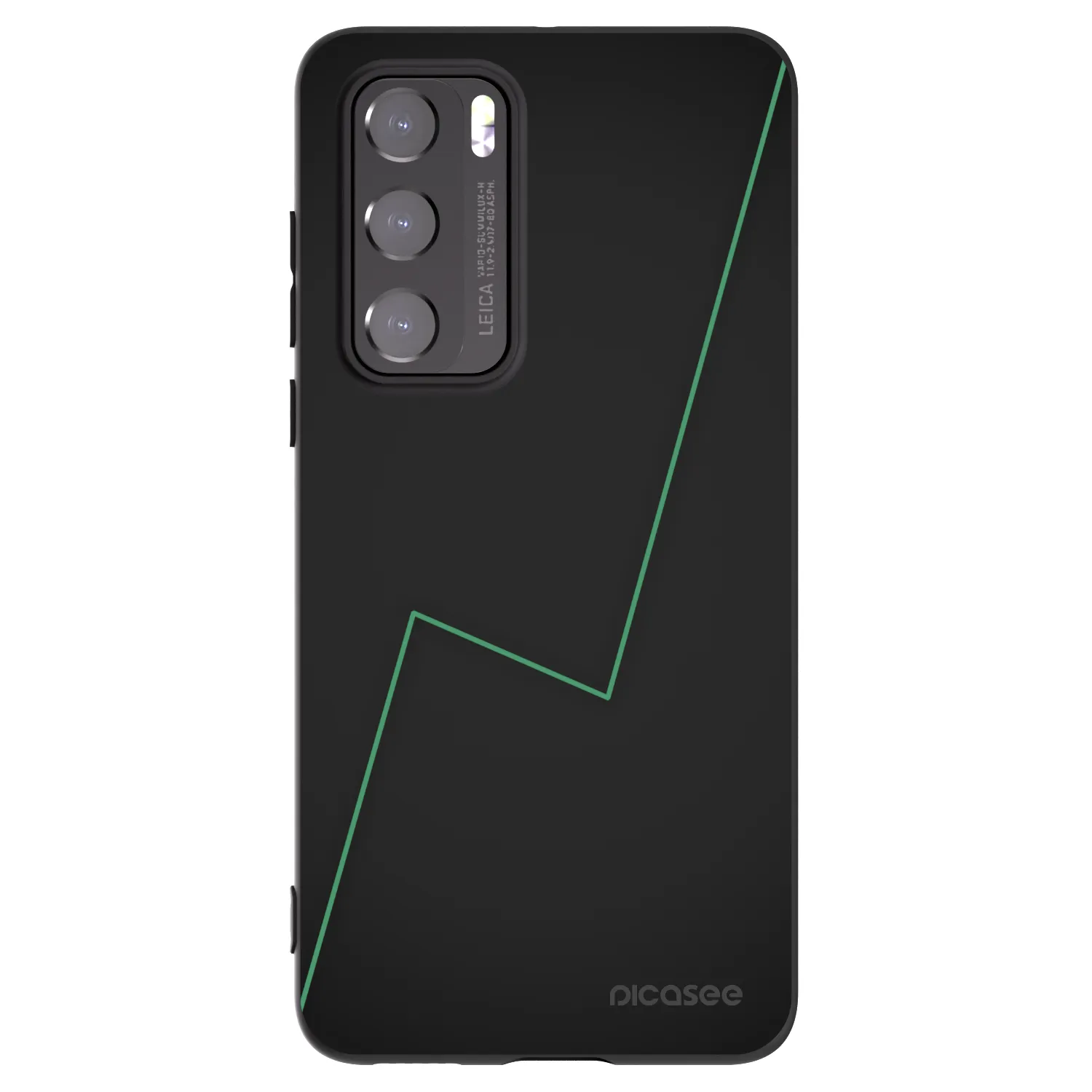 Picasee husă neagră din silicon pentru Huawei P40 - Consistency