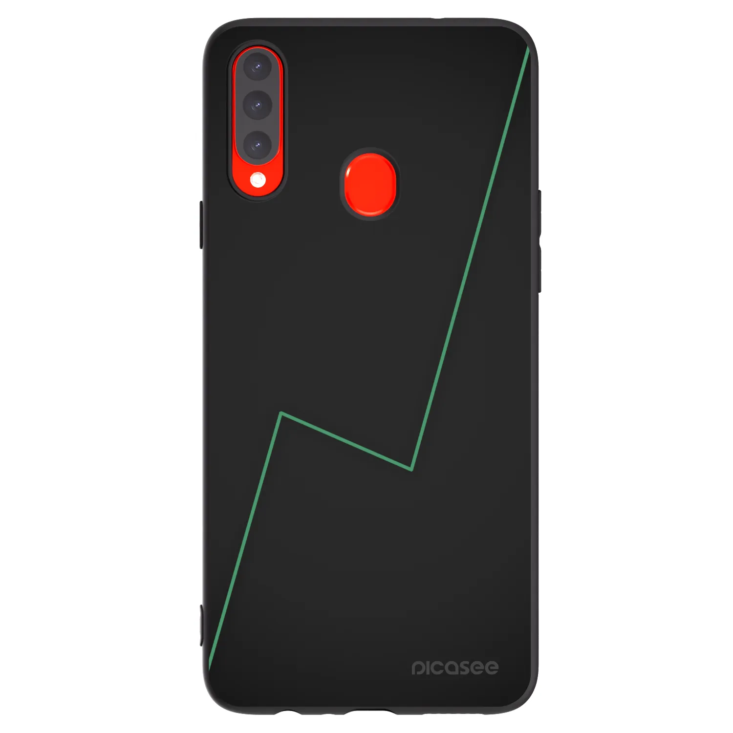 Picasee husă neagră din silicon pentru Samsung Galaxy A20s - Consistency