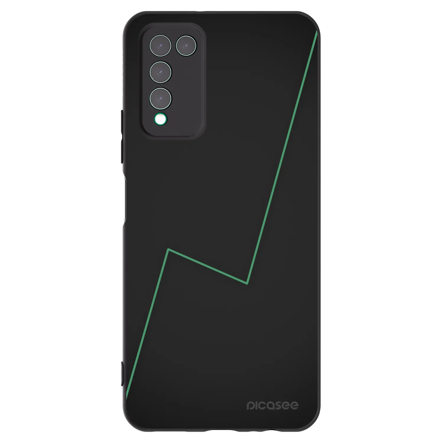 Picasee husă neagră din silicon pentru Honor 10X Lite - Consistency