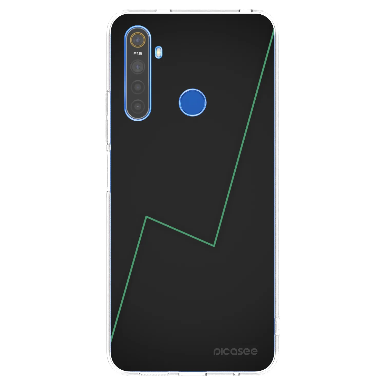 Picasee husă transparentă din silicon pentru Realme 5 - Consistency