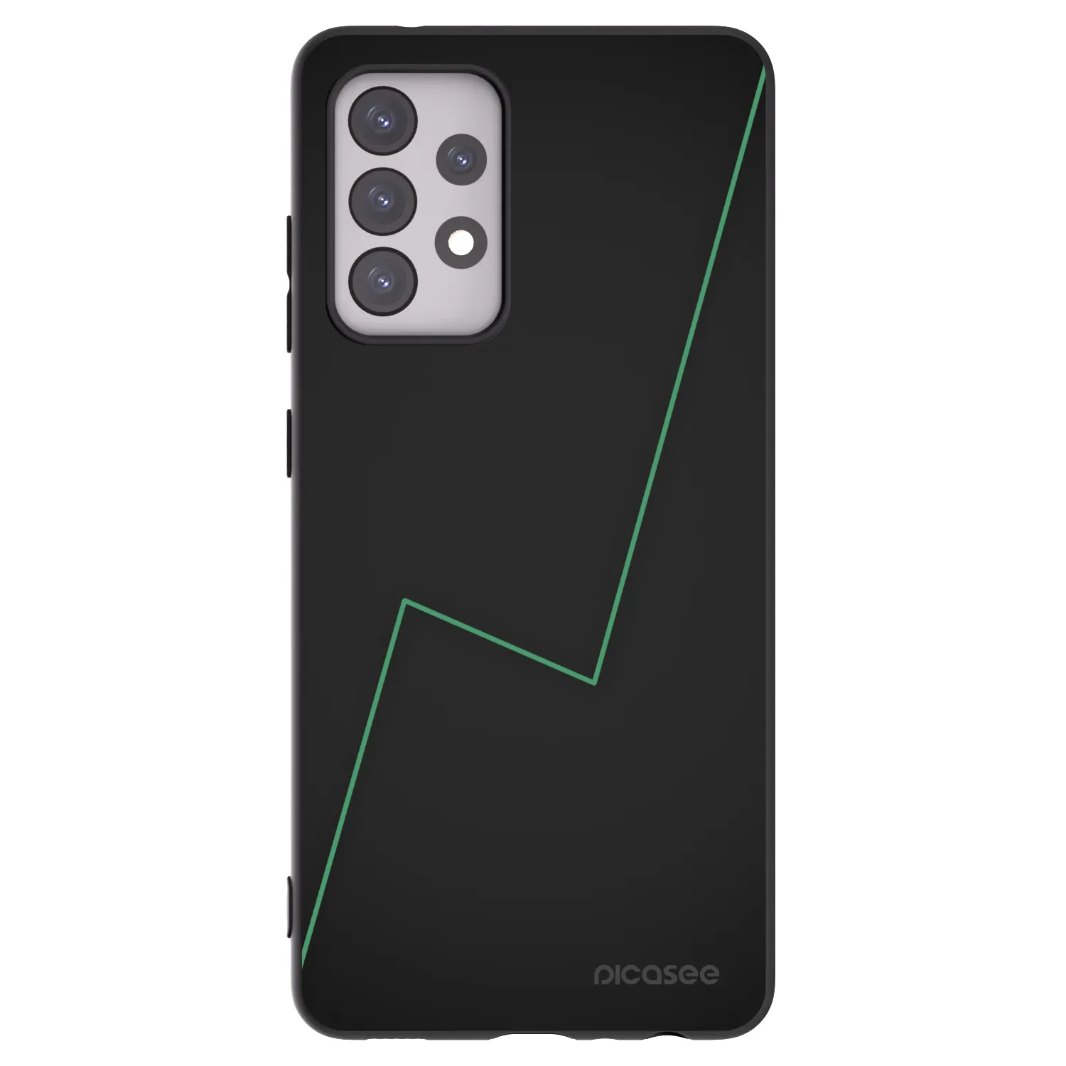 Picasee husă neagră din silicon pentru Samsung Galaxy A52 5G A525F - Consistency