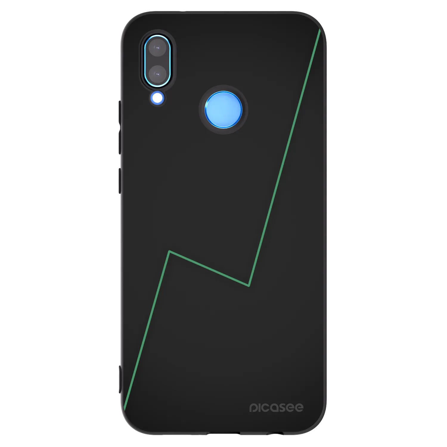 Picasee husă neagră din silicon pentru Huawei P20 Lite - Consistency